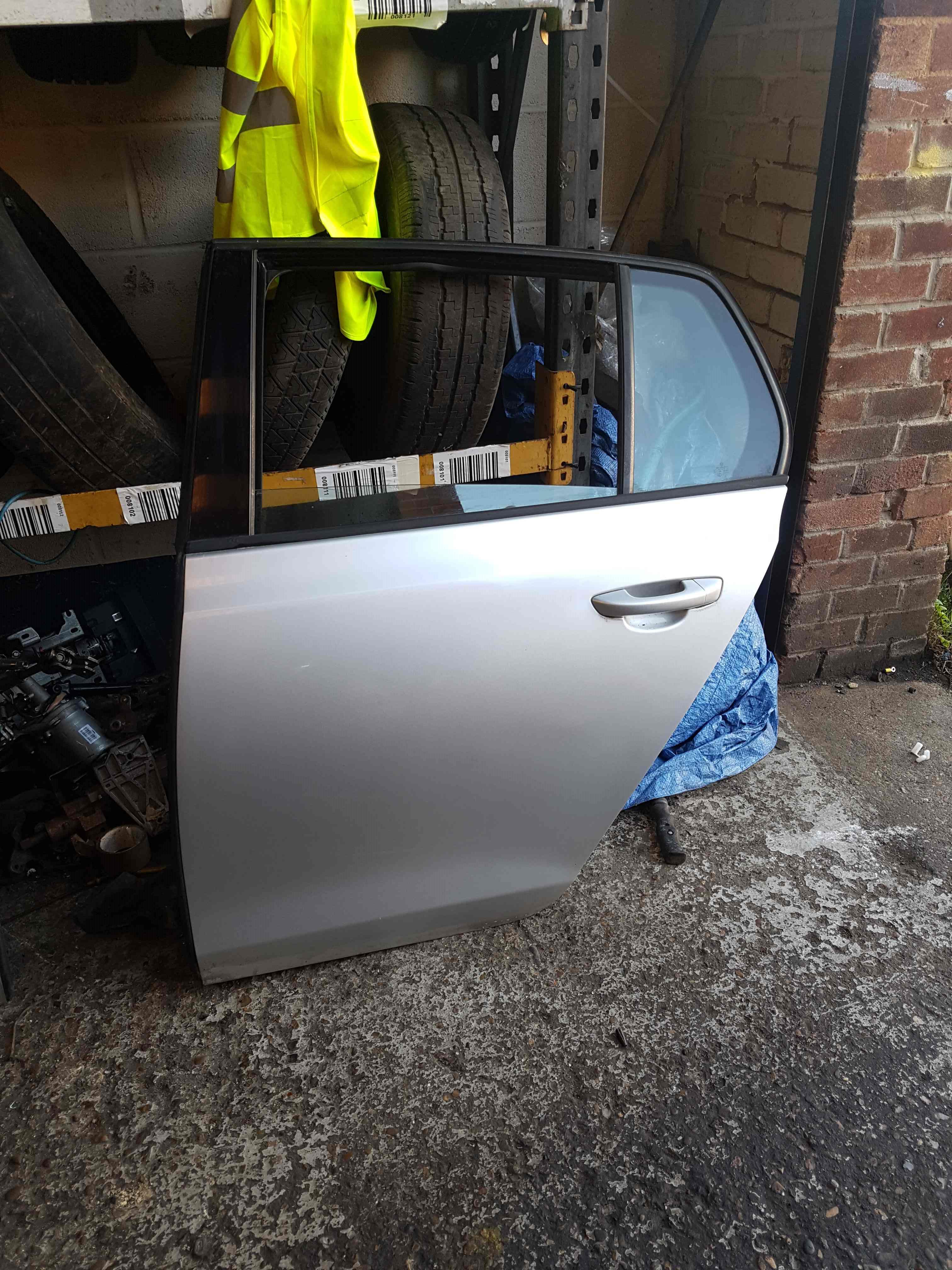 Volkswagen Golf MK6 2009-2012 Passenger NSR Rear Door Silver La7w 5Dr