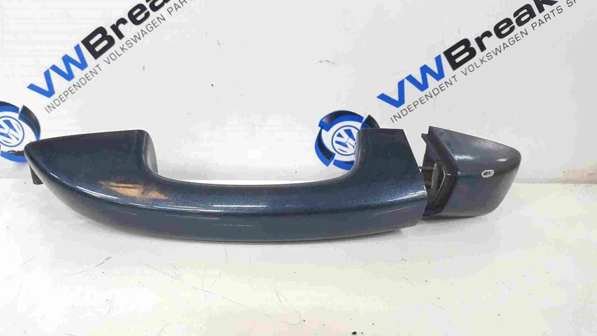 Volkswagen Golf MK6 2009-2012 Passenger NSR Rear Exterior Door Handle Blue LC5F
