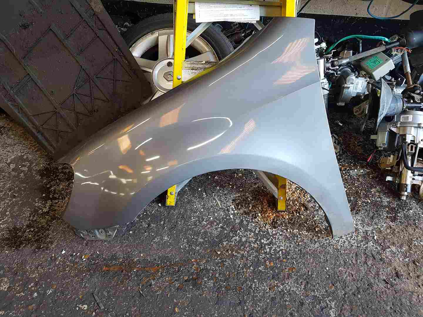 Volkswagen Golf MK6 2009-2012 Passenger Ns Wing Grey La7t
