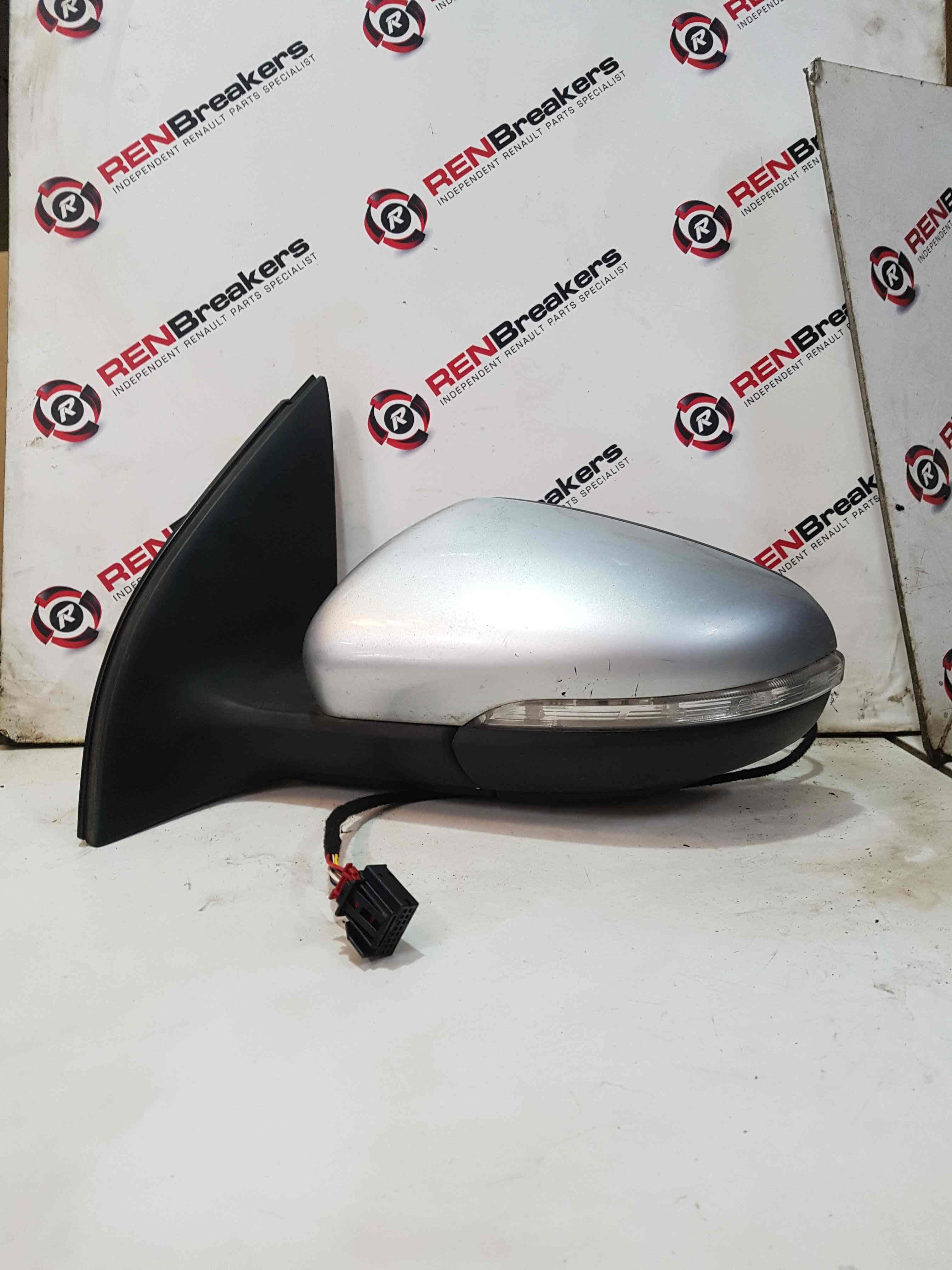 Volkswagen Golf MK6 2009-2012 Passenger Ns Wing Mirror Silver La7w