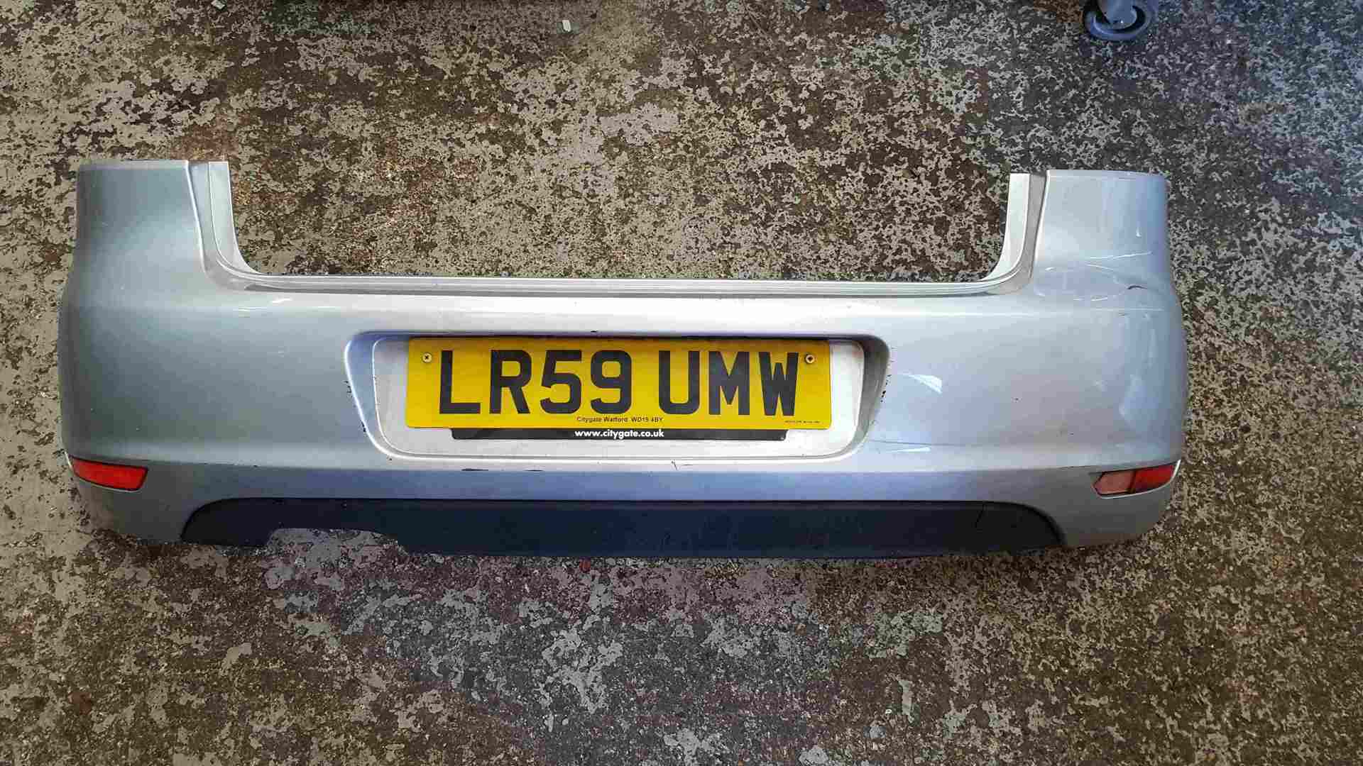 Volkswagen Golf MK6 2009-2012 Rear Bumper Silver LA7W