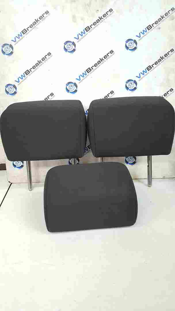 Volkswagen Golf MK6 2009-2012 Rear Seat Head Rest Rests set x3 