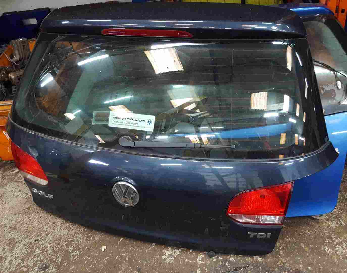 Volkswagen Golf MK6 2009-2012 Rear Tailgate Boot Grey Blue LC5F