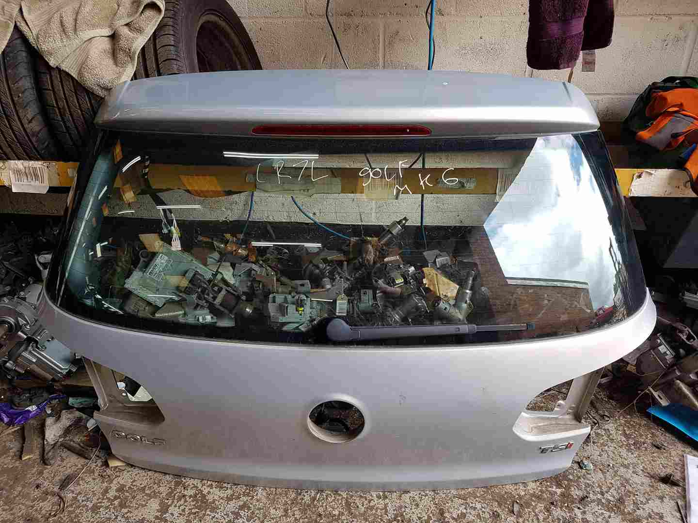 Volkswagen Golf MK6 2009-2012 Rear Tailgate Boot Silver Blue Lr7l