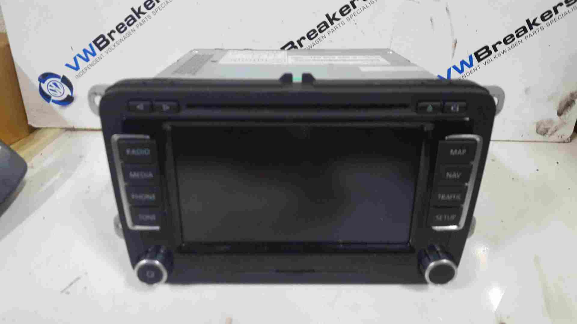 Volkswagen Golf MK6 2009-2012 SAT Nav Cd Player Unit   Code 1T0035680b Spares