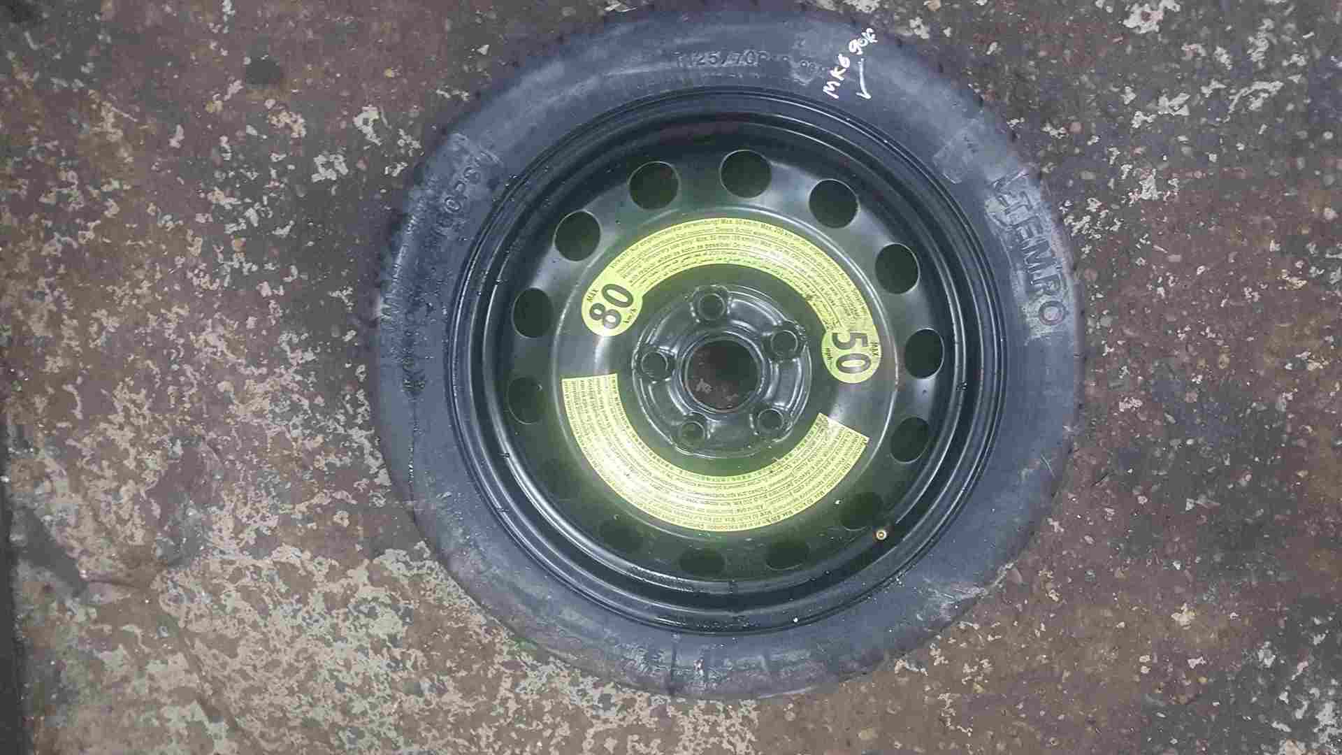 Volkswagen Golf MK6 2009-2012 Space Saver Spare Wheel 16inch
