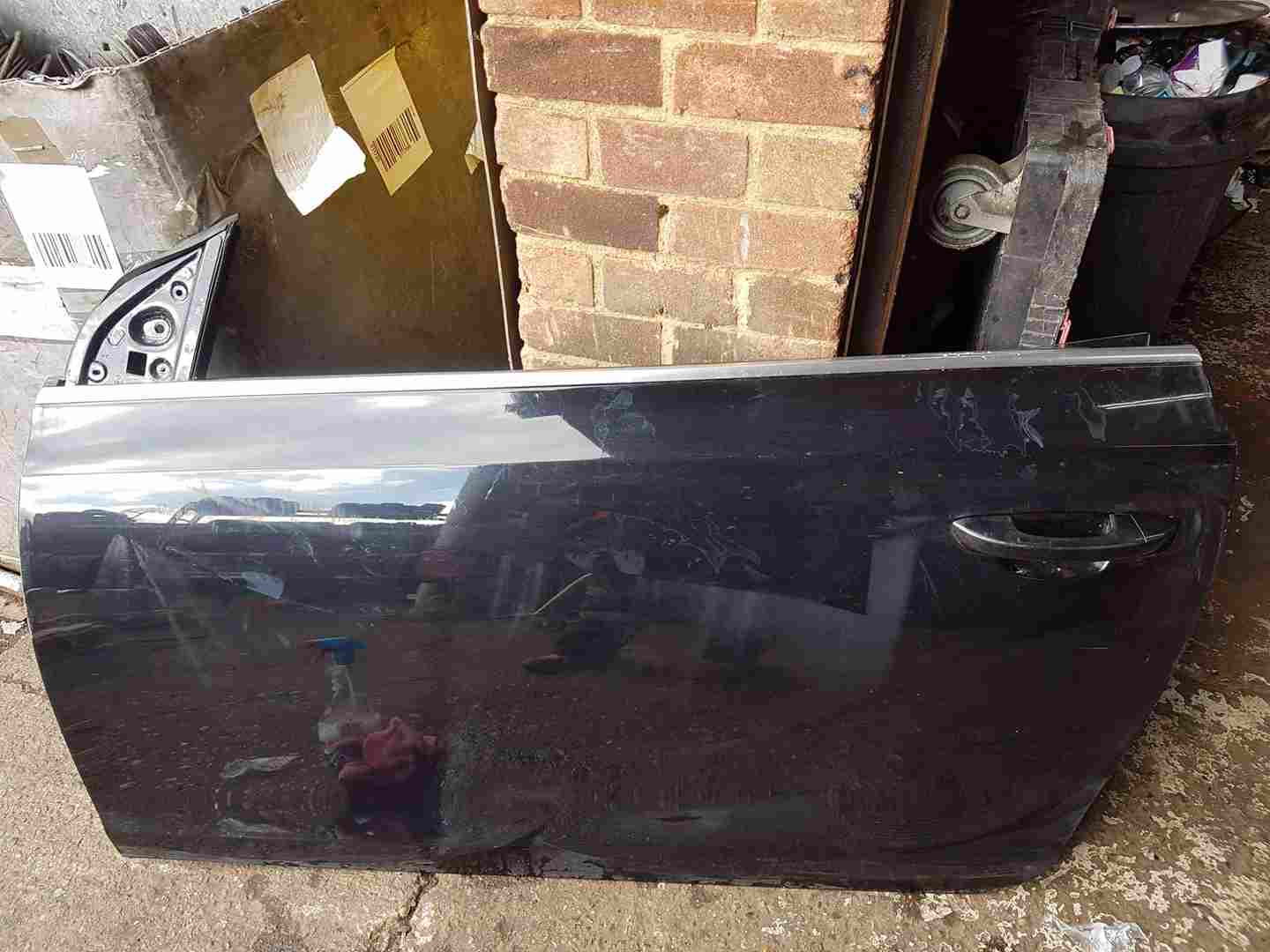 Volkswagen Golf MK6 Convertible 2009-2012 Passenger NSF Door Black Lc9x