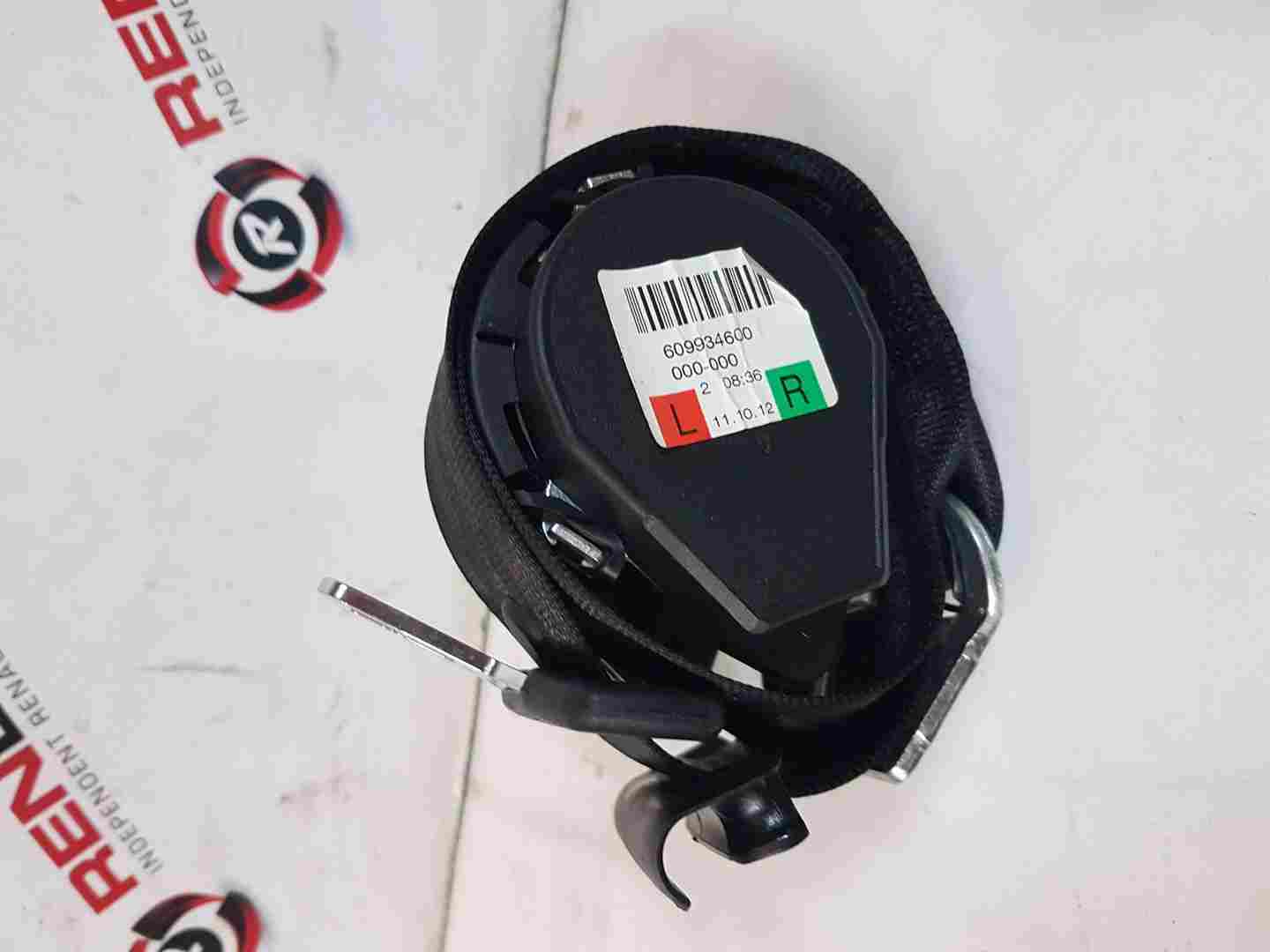 Volkswagen Golf MK6 Convertible 2009-2012 Passenger NSR Rear Seat Belt 609934600
