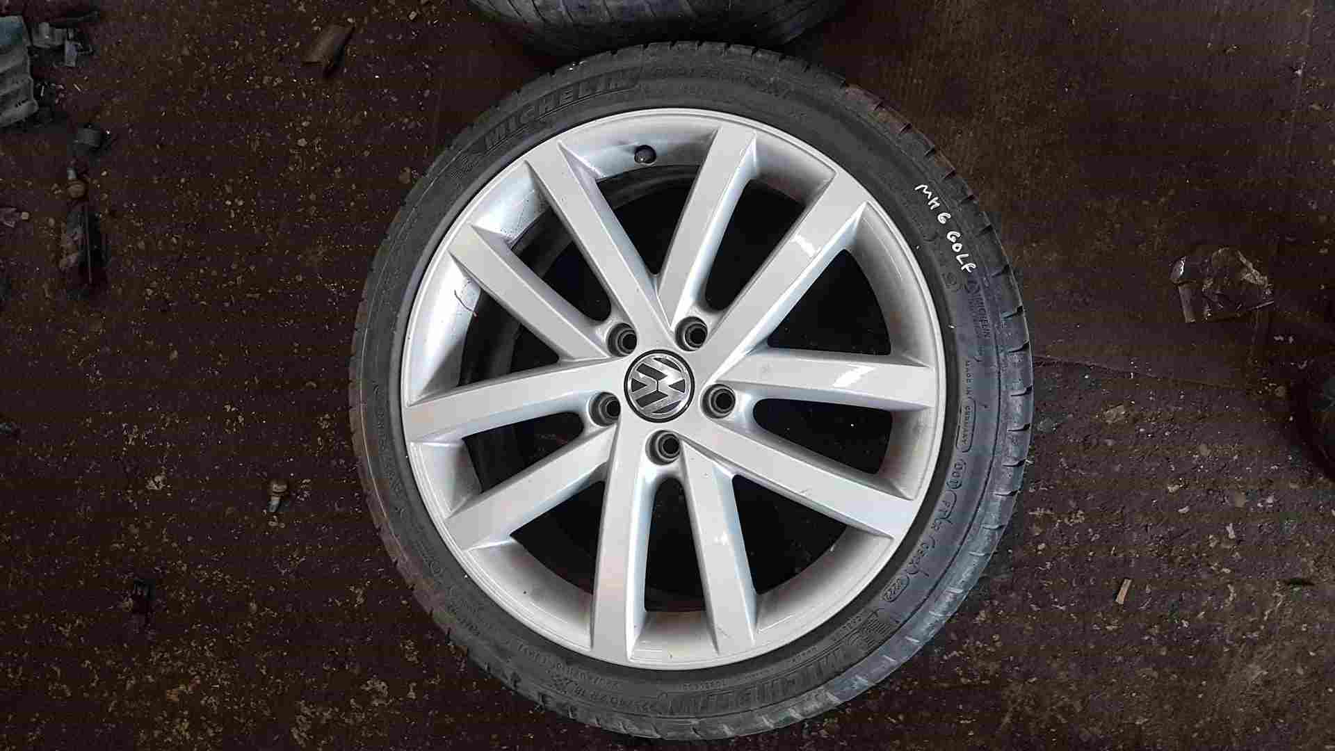 Volkswagen Golf MK6 GTD 2009-2012 Alloy Wheel + Tyre 18Inch 225 40 18 6Mm 4/5