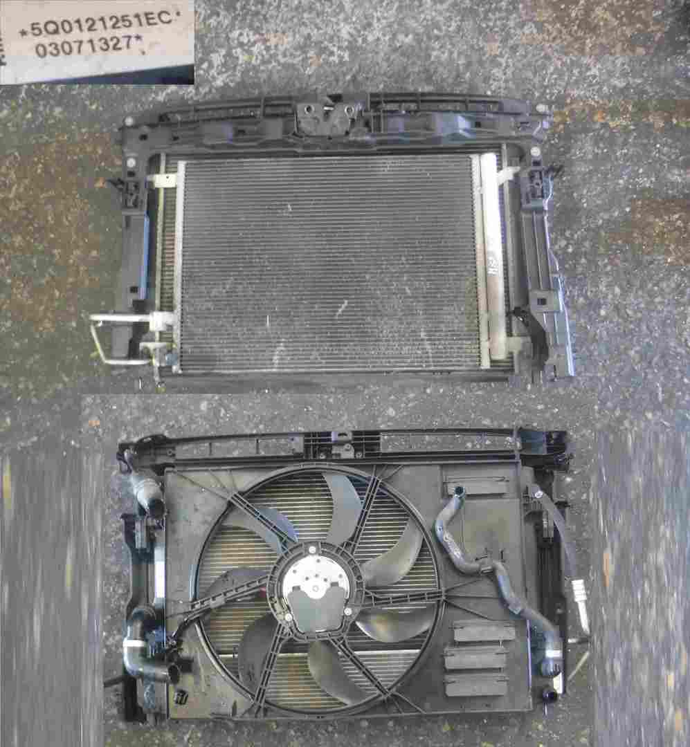 Volkswagen Golf MK7 2012-2017 1.6 TDI Rad Radiator Pack Aircon Cooling Fan