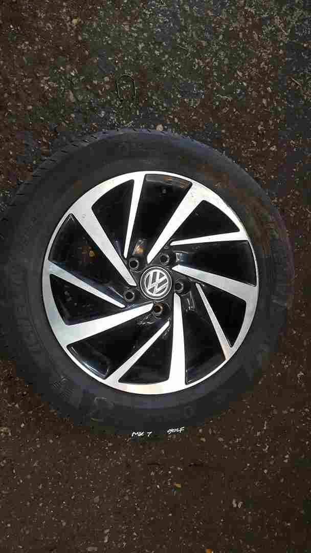 Volkswagen Golf MK7 2012-2017 16 Woodstock Alloy Wheel MK7 5G0601025ds 3-5