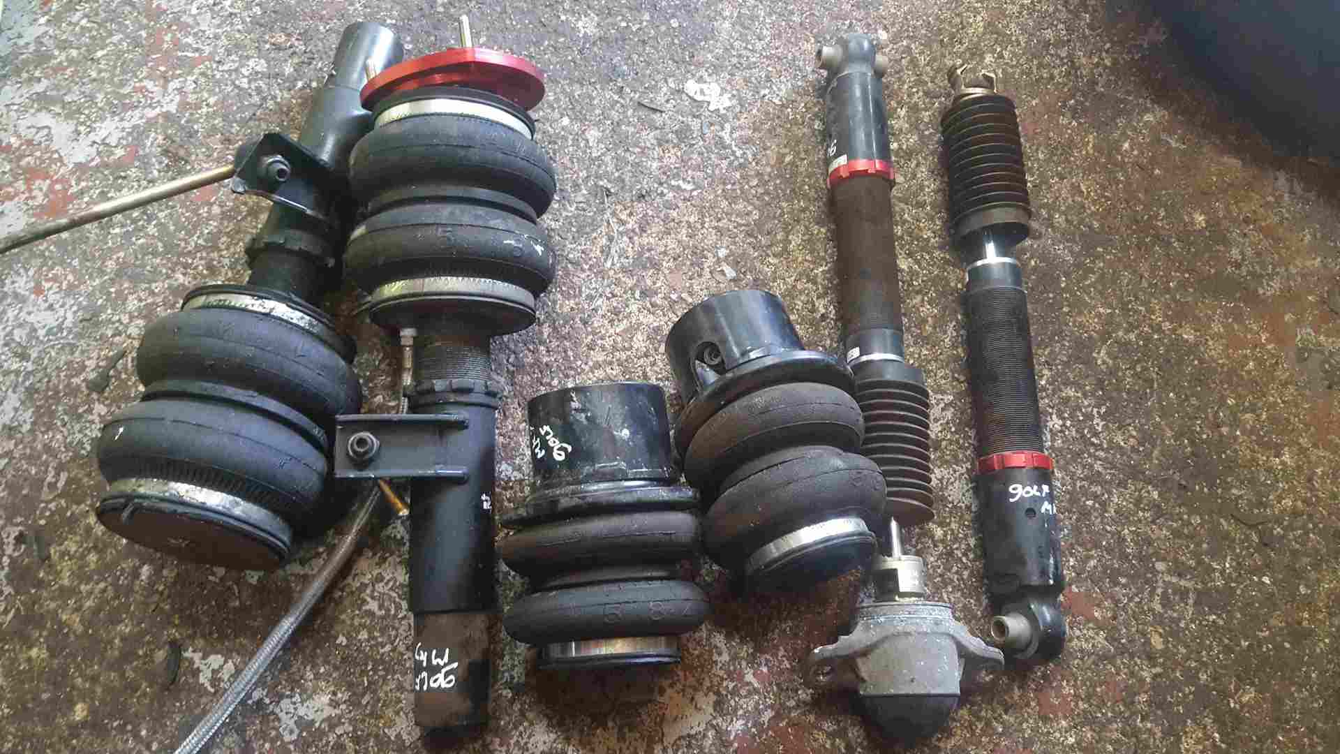 Volkswagen Golf MK7 2012-2017 2.0 AIR Suspension Coil Overs Adjustable Spares