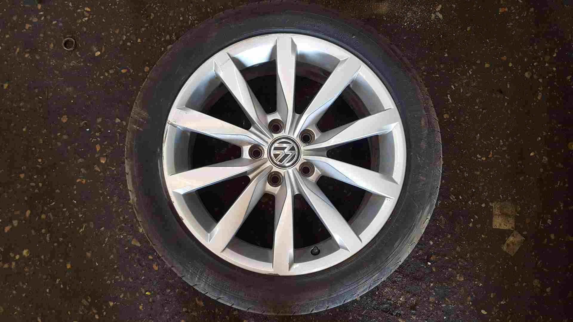 Volkswagen Golf MK7 2012-2017 Dijon Alloy Wheel 17Inch RIM + Tyre 225 45 17 6Mm