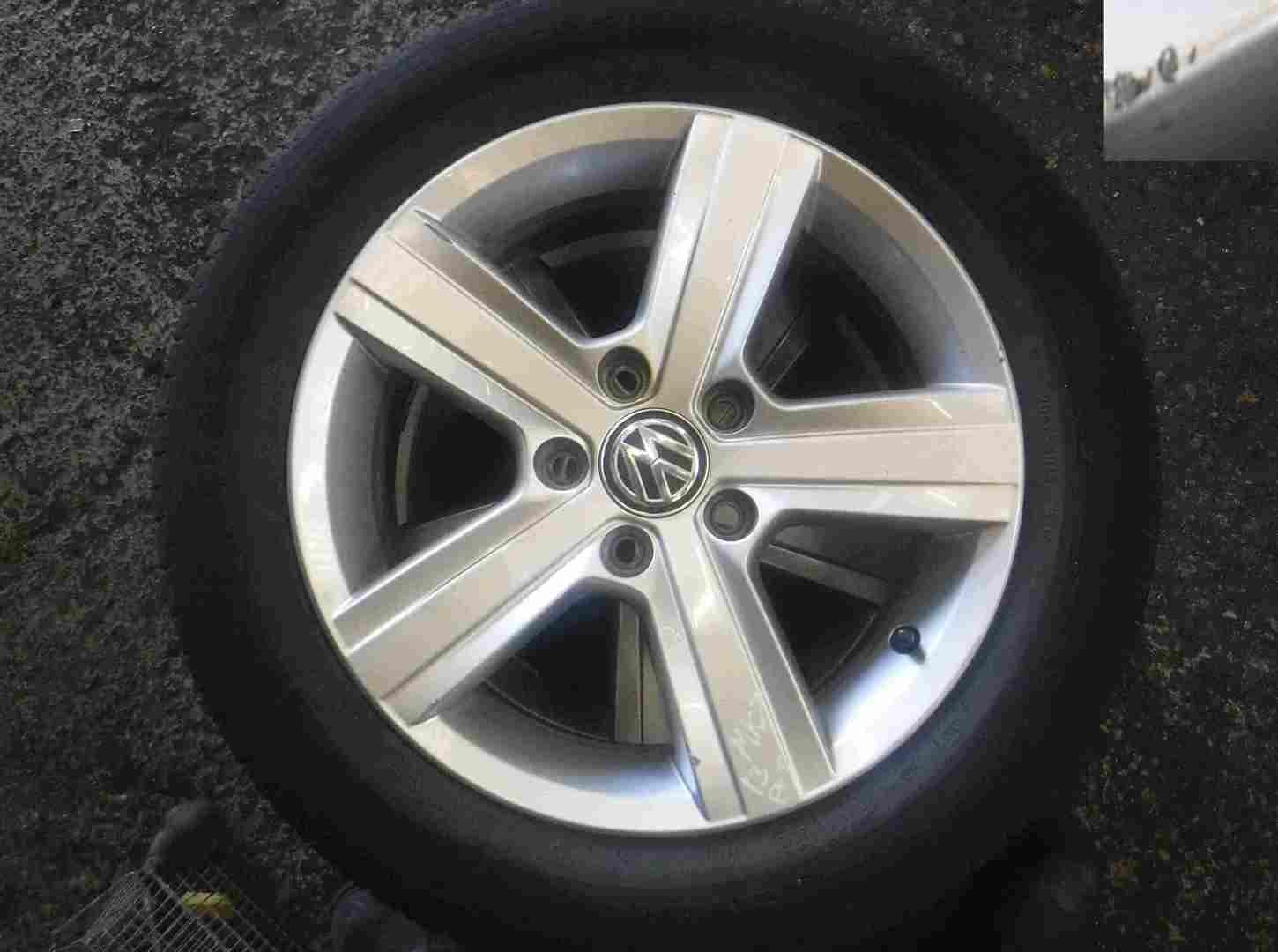 Volkswagen Golf MK7 2012-2017 Dover Alloy Wheel  16inch 5G0601025BP