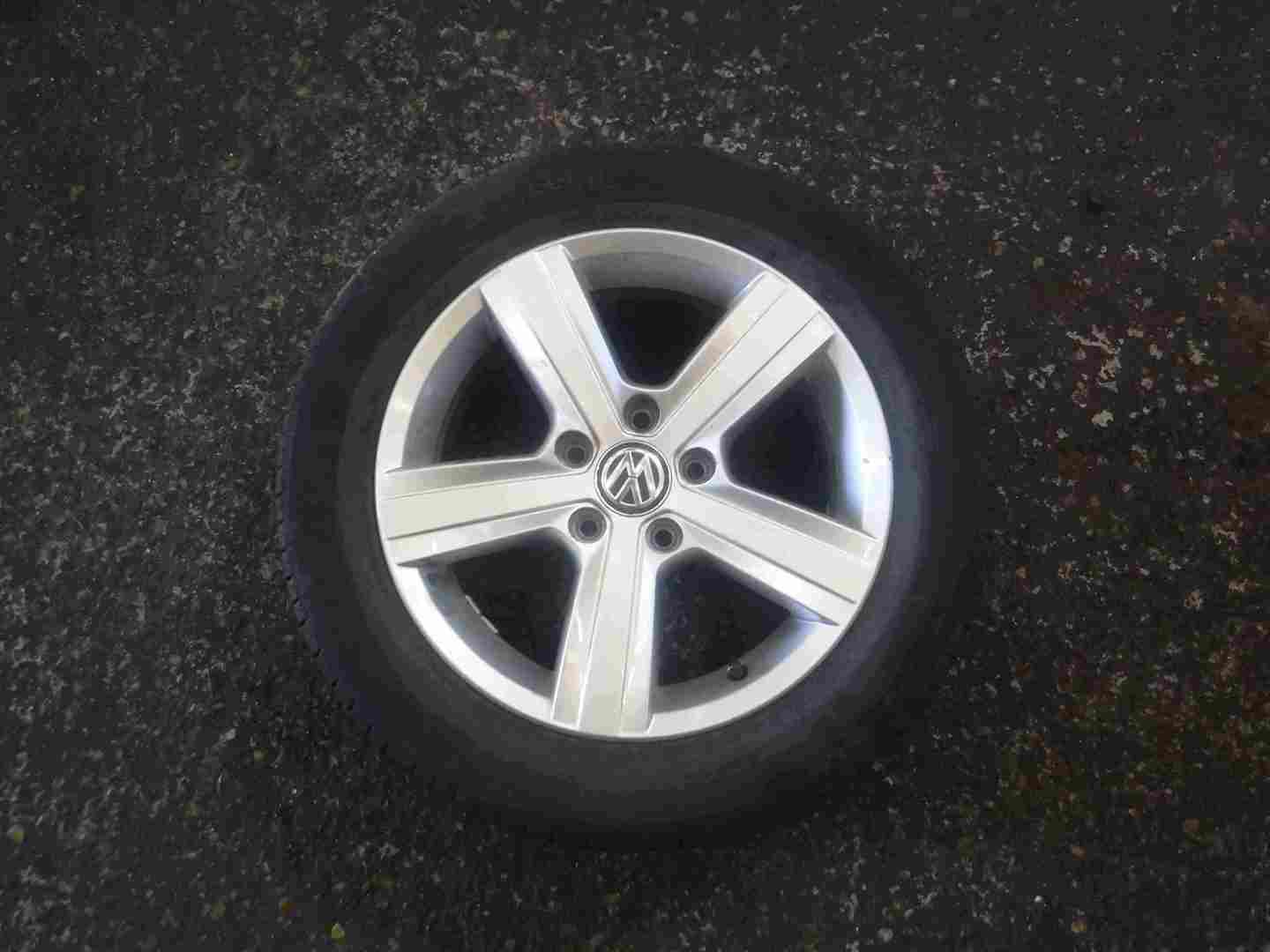 Volkswagen Golf MK7 2012-2017 Dover Alloy Wheel + Tyre 205 55 16 6mm 5G0601025BP