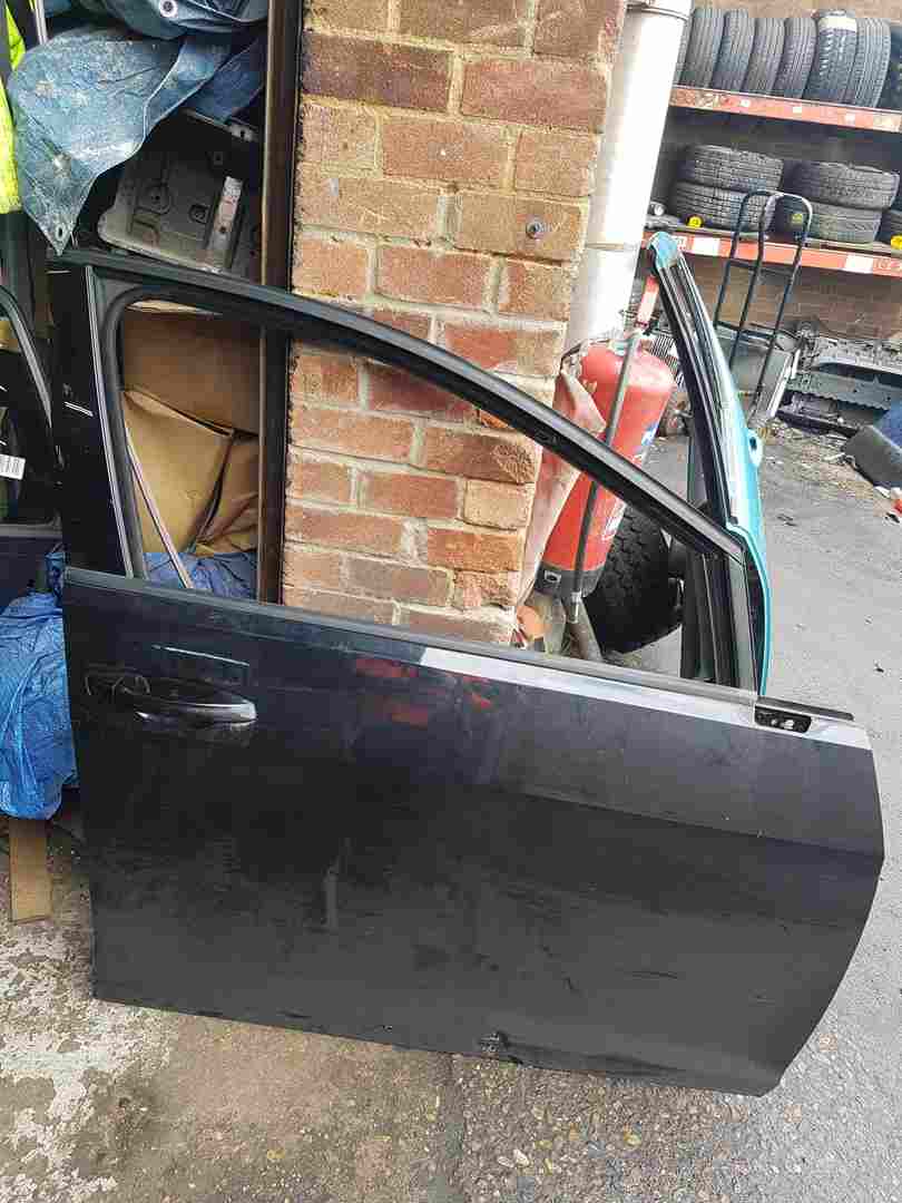Volkswagen Golf MK7 2012-2017 Drivers OSF Front Door Black Lc9x 5Dr