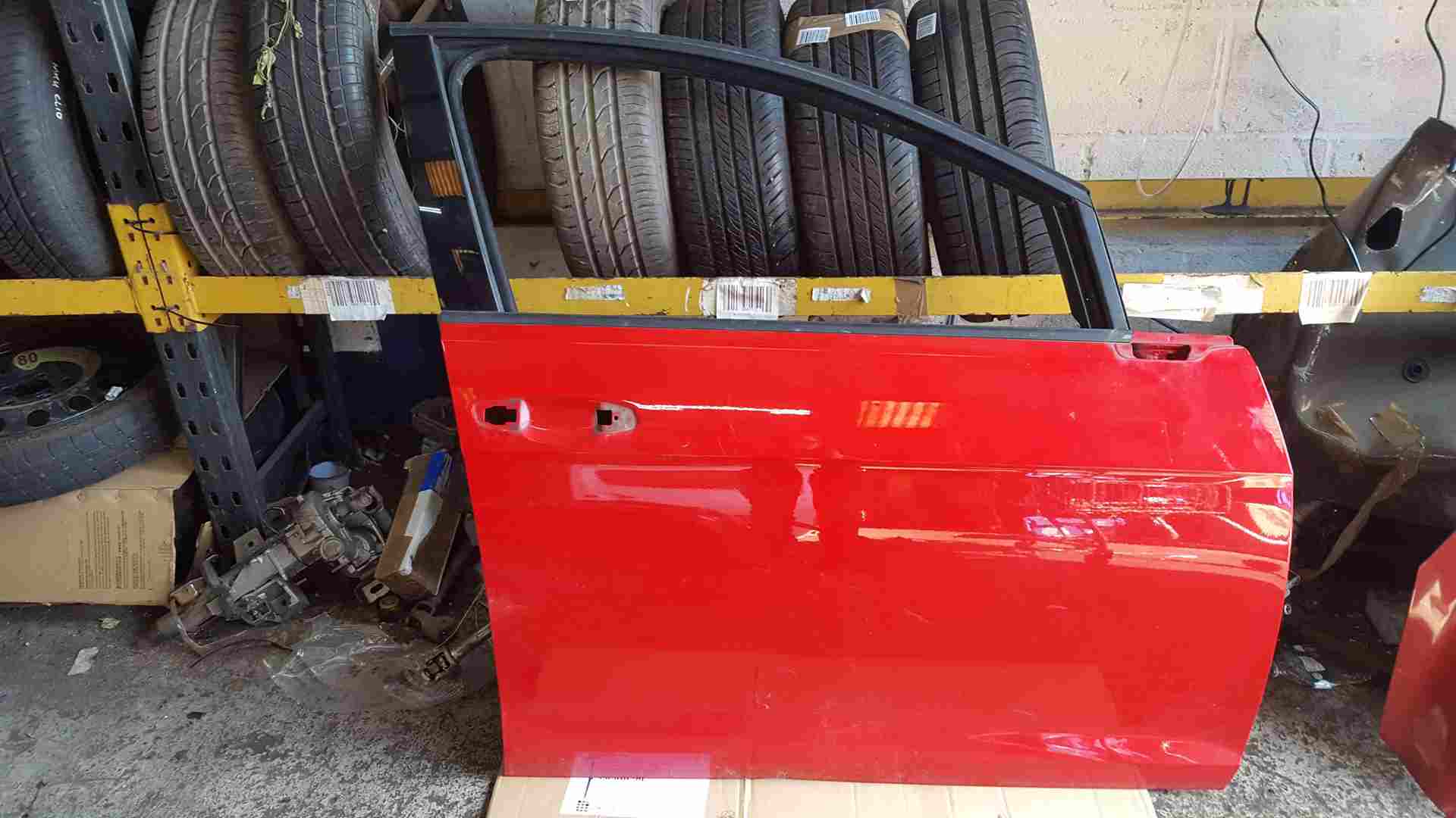 Volkswagen Golf MK7.5 2017-2020 Drivers OSF Front Door RED Ly3d