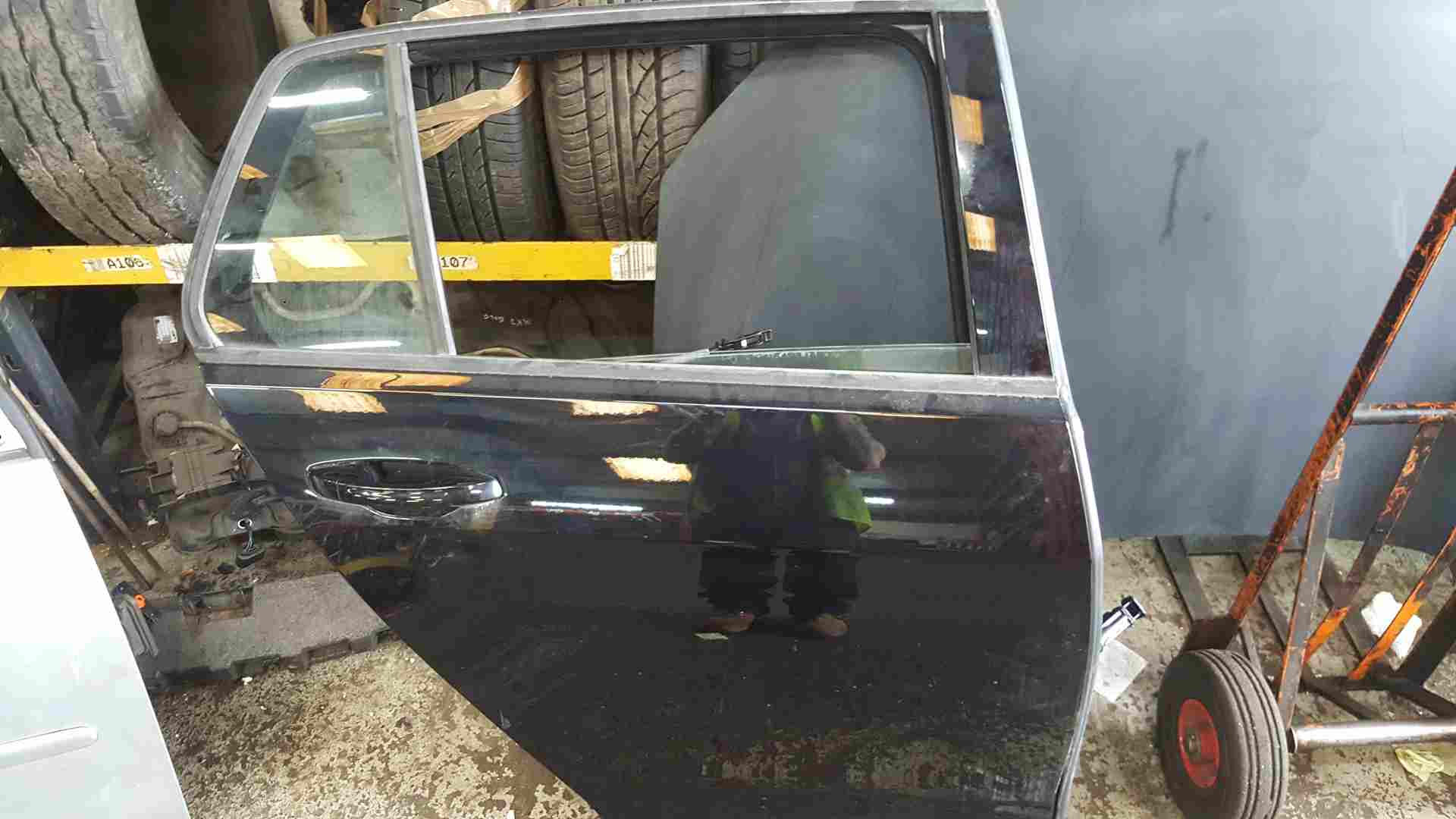 Volkswagen Golf MK7 2012-2017 Drivers OSR Rear Door Black LC9X