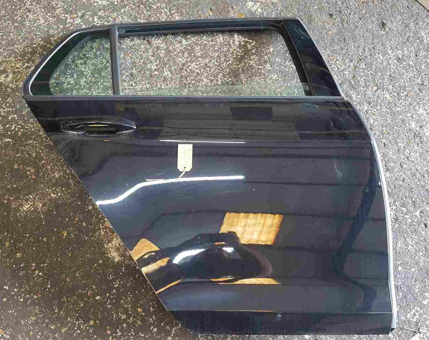 Volkswagen Golf MK7 2012-2017 Drivers OSR Rear Door Black Lo41 L041