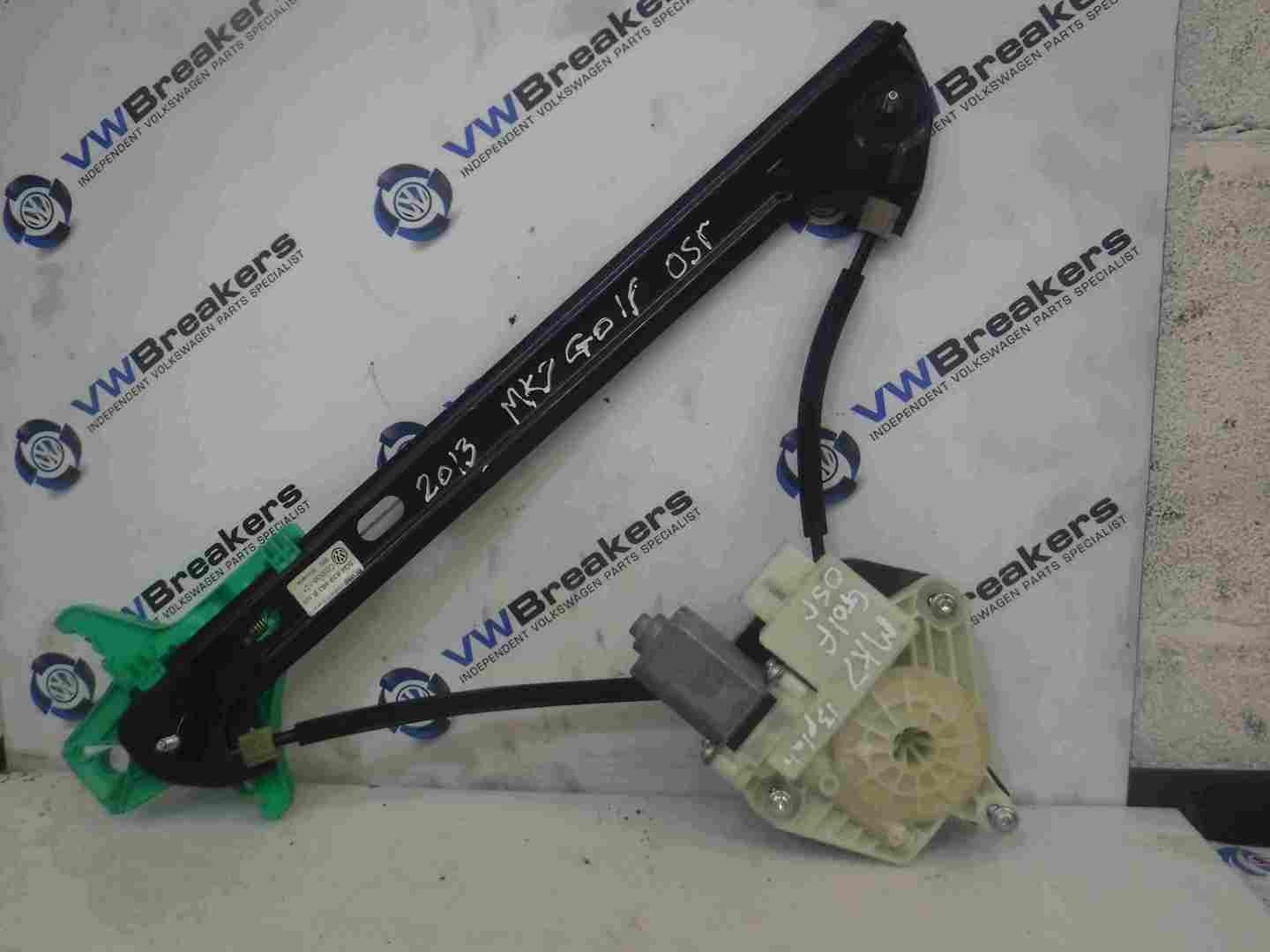 Volkswagen Golf MK7 2012-2017 Drivers OSR Rear Window Motor Regulator 5G4839462B
