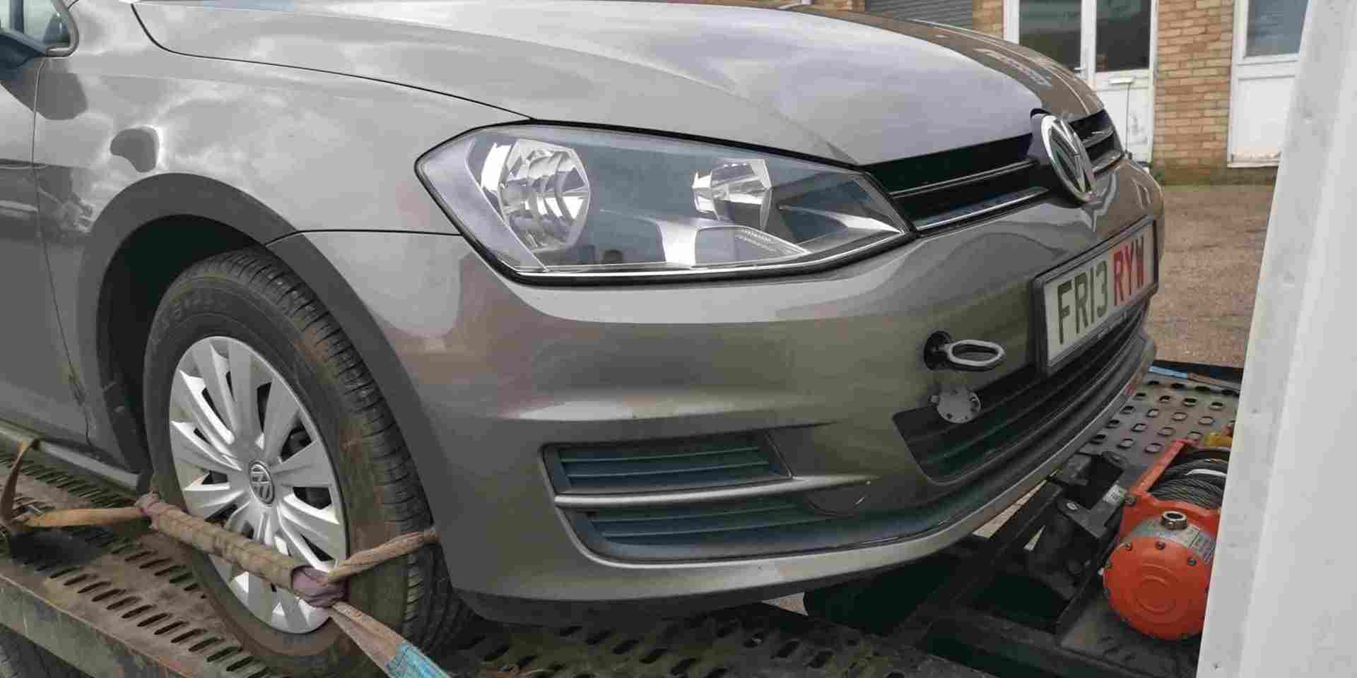 Volkswagen Golf MK7 2012-2017 Front Bumper Limestone Grey LA7N