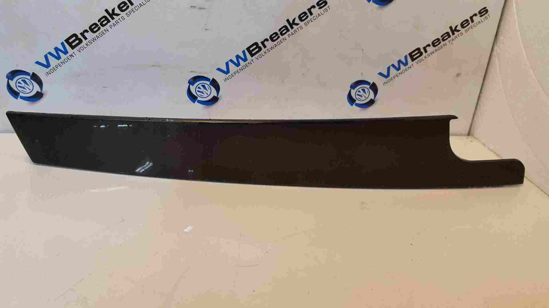 Volkswagen Golf MK7 2012-2017 Passenger NSF Front B Pillar Trim Black 5G4837901D