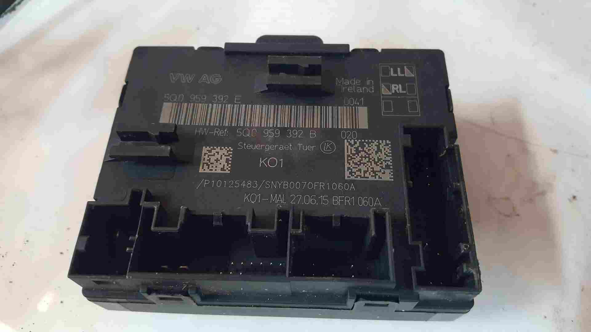 Volkswagen Golf MK7 2012-2017 Passenger NSF Front Door Control Module 5Q4959392b