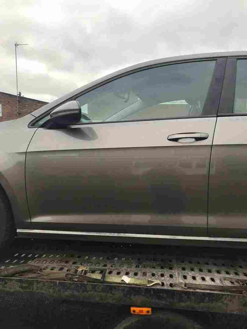 Volkswagen Golf MK7 2012-2017 Passenger NSF Front Door Limestone Grey LA7N 5dr