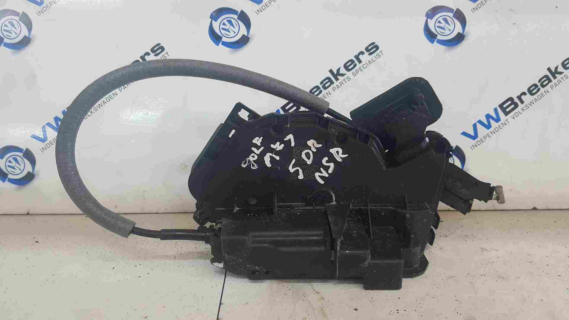 Volkswagen Golf MK7 2012-2017 Passenger NSR Rear Door Lock Mechanism 5Ta839015k