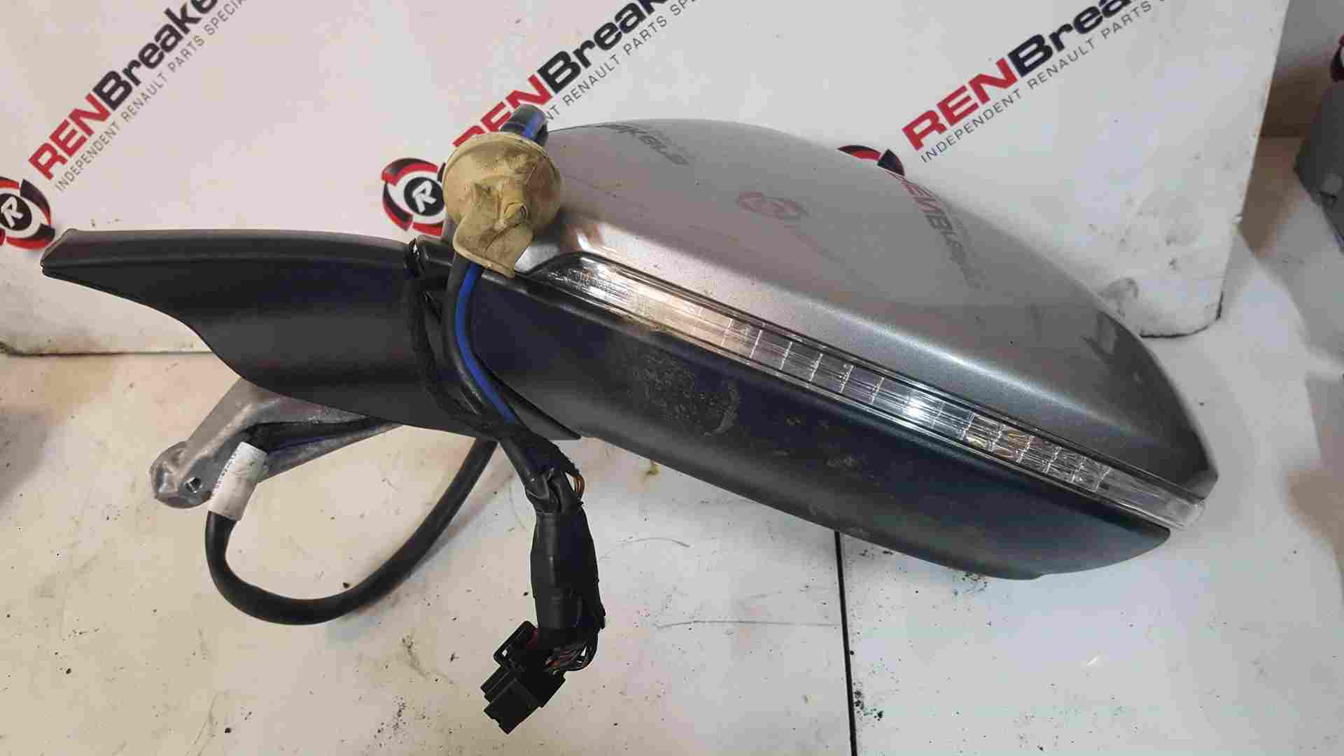 Volkswagen Golf MK7 2012-2017 Passenger Ns Wing Mirror Silver Lb7w Power Folding