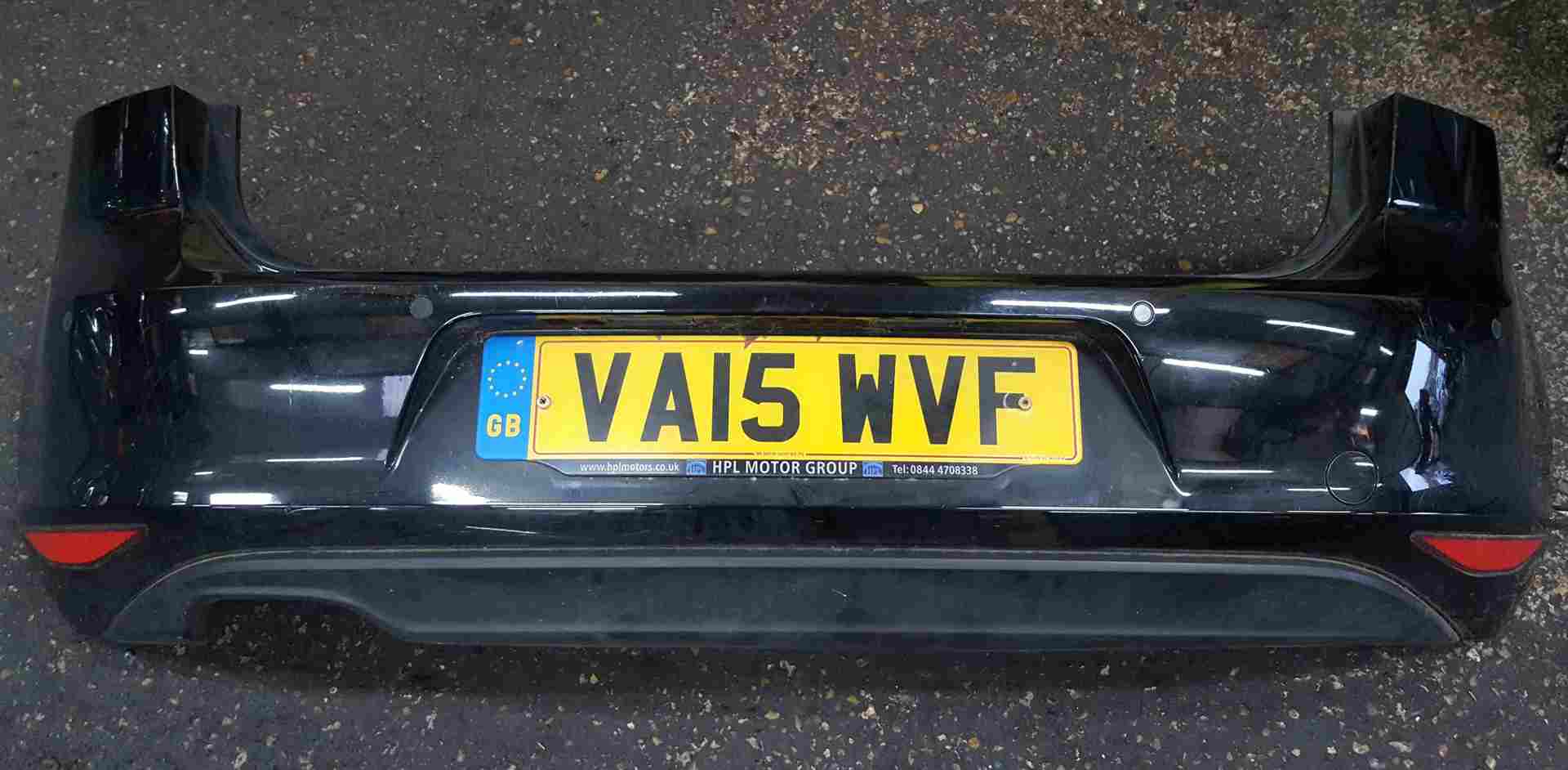 Volkswagen Golf MK7 2012-2017 Rear Bumper Black Lo41 L041 Reversing Sensors