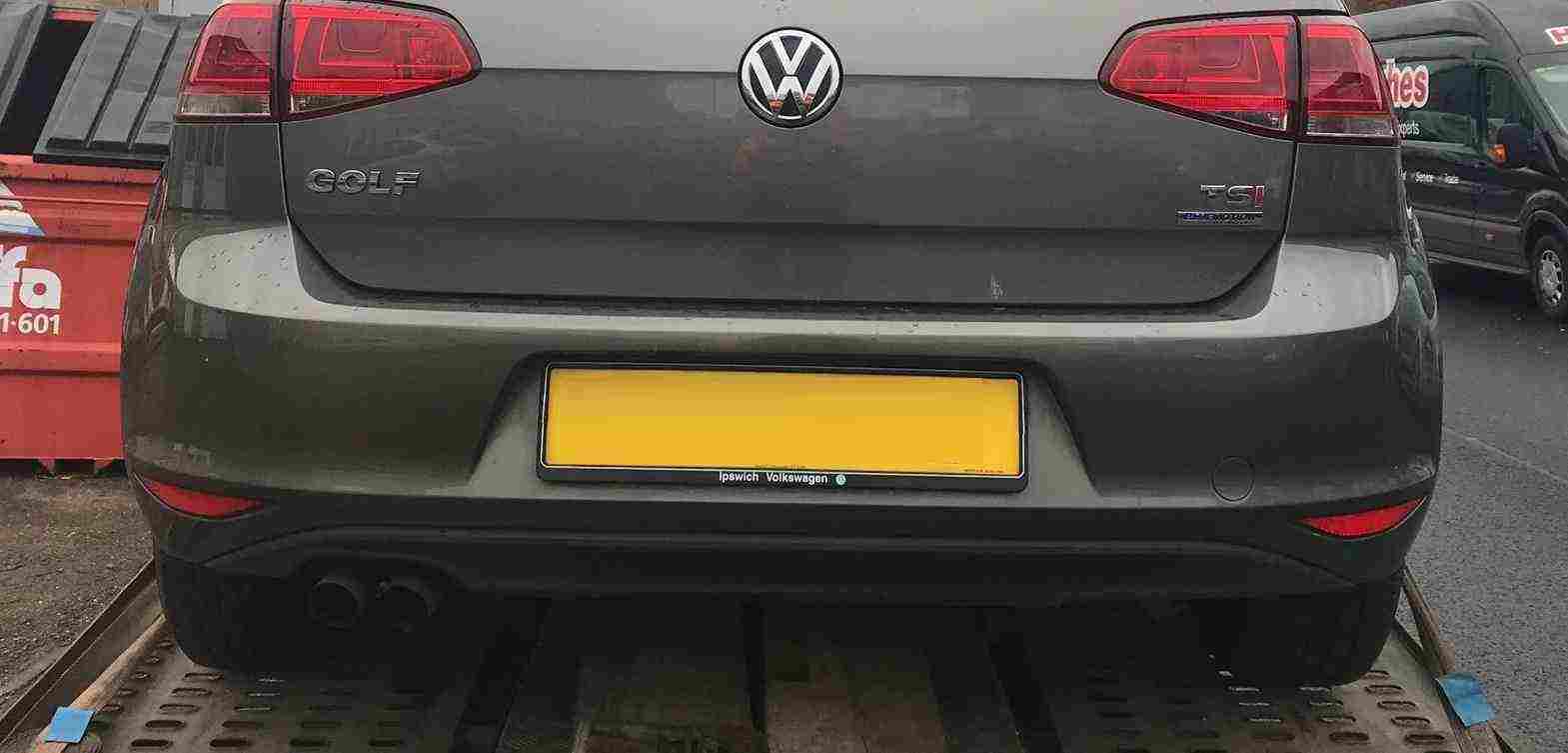 Volkswagen Golf MK7 2012-2017 Rear Bumper Limestone Grey LA7N