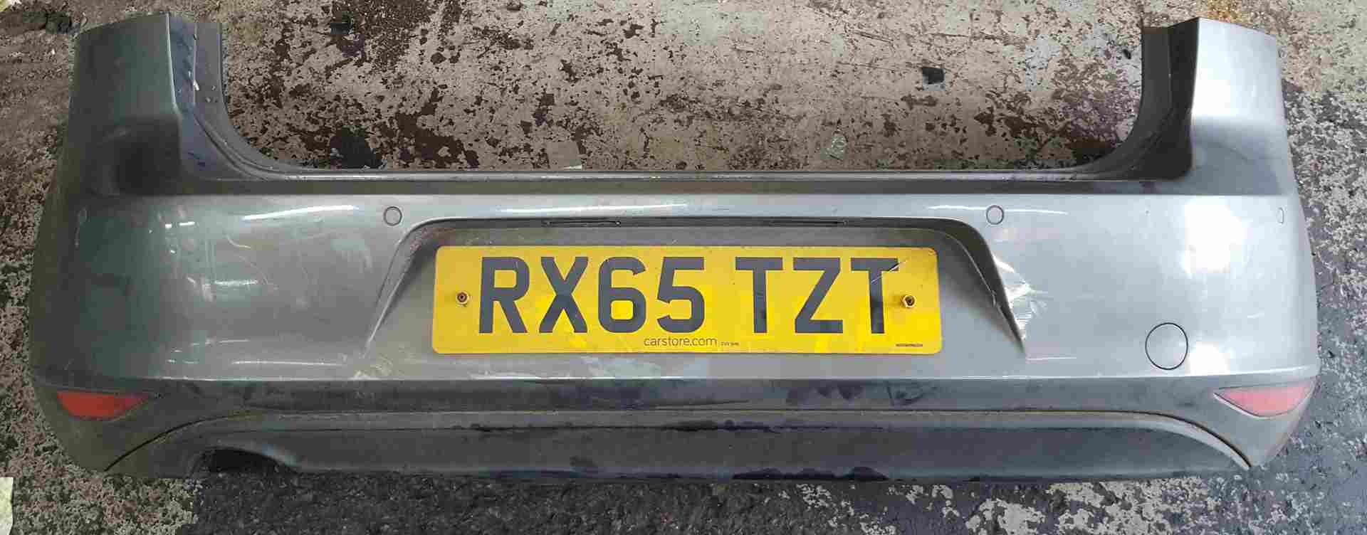 Volkswagen Golf MK7 2012-2017 Rear Bumper Limestone Grey La7n Parking Sensors