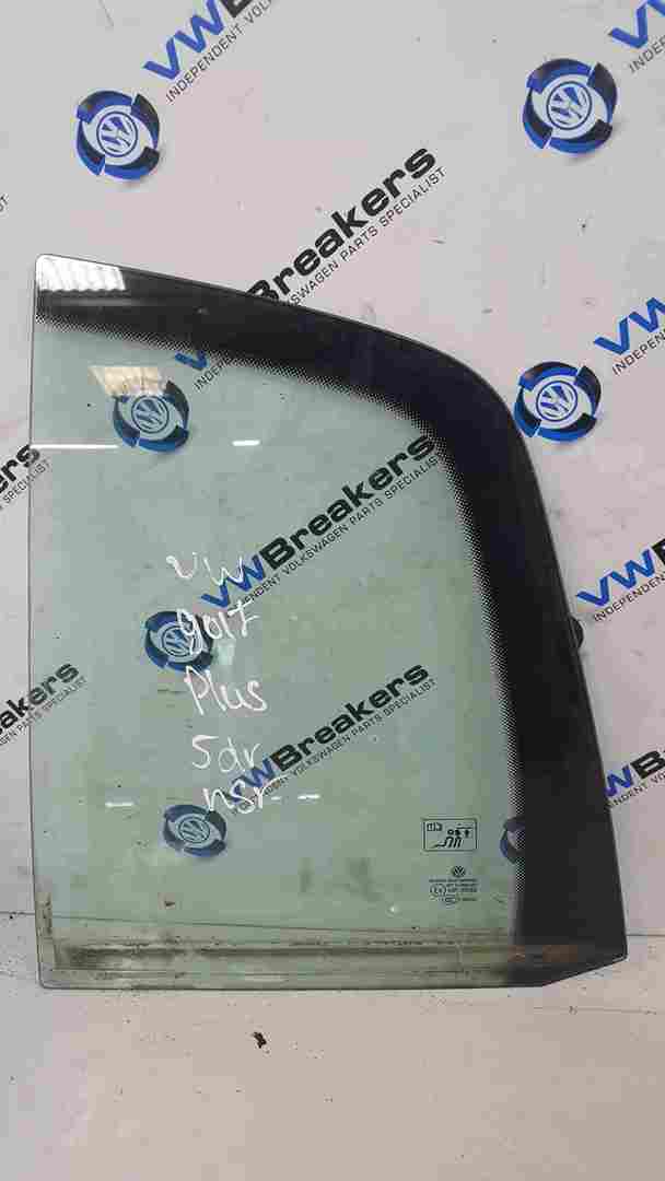 Volkswagen Golf Plus MK5 2003-2009 Passenger NSR Rear Small Glass Window