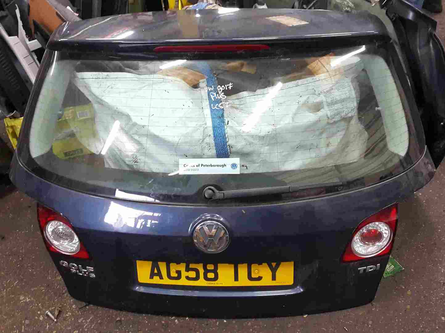 Volkswagen Golf Plus MK5 2003-2009 Rear Tailgate Boot Blue LC5F