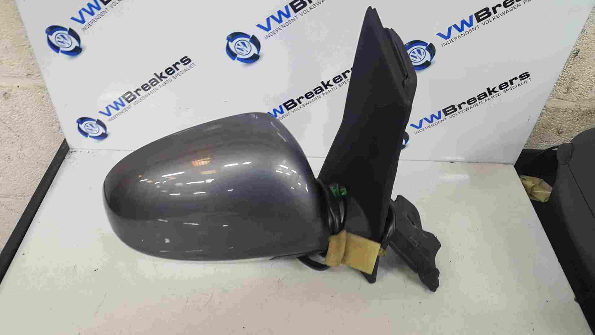 Volkswagen Golf Plus MK6 2009-2012 Drivers OS Wing Mirror Grey LA7T