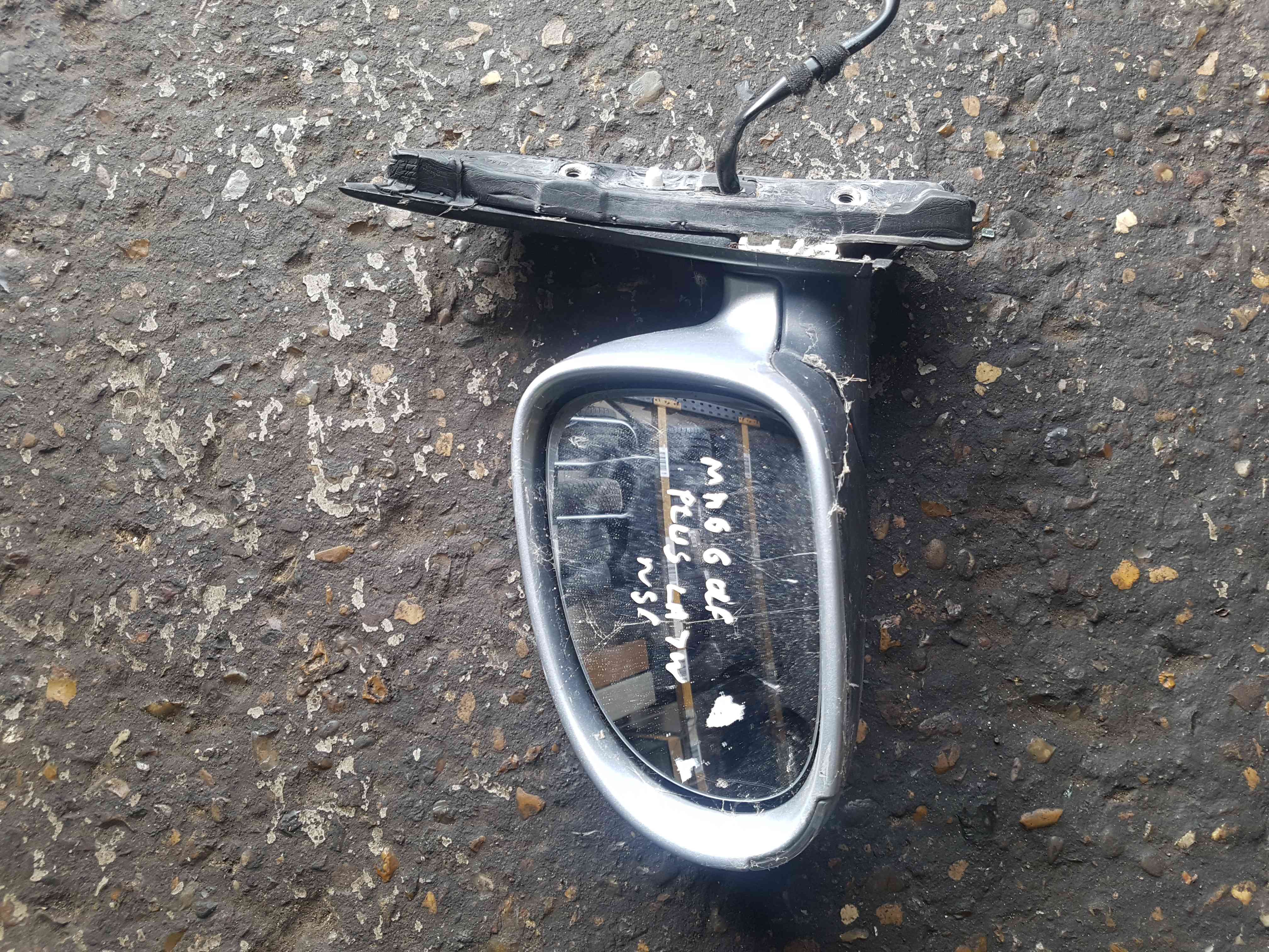 Volkswagen Golf Plus MK6 2009-2012 Passenger Ns Wing Mirror silver La7w