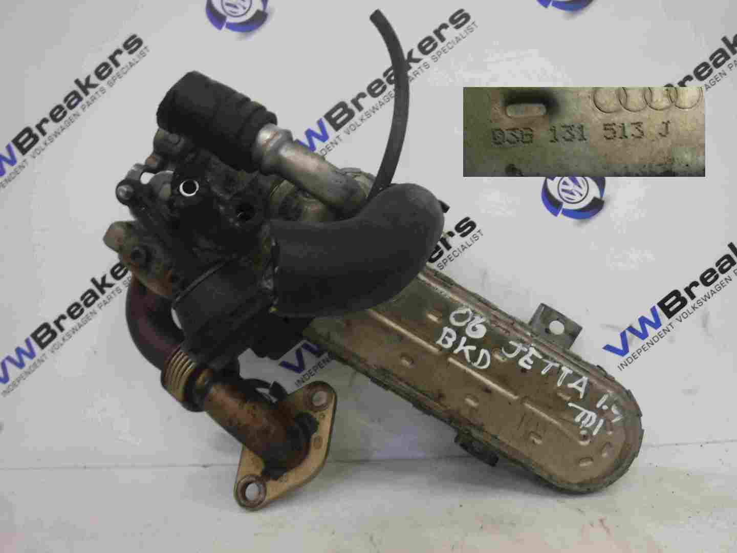 Volkswagen Jetta A5 20052011 2.0 TDI EGR Valve Complete BKD 038131513J