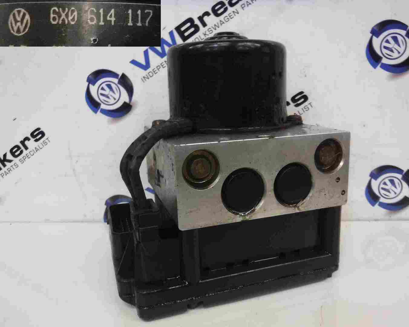 Volkswagen Lupo 1998-2005 6N2 ABS Pump Unit 6X0614117 6X0907379B