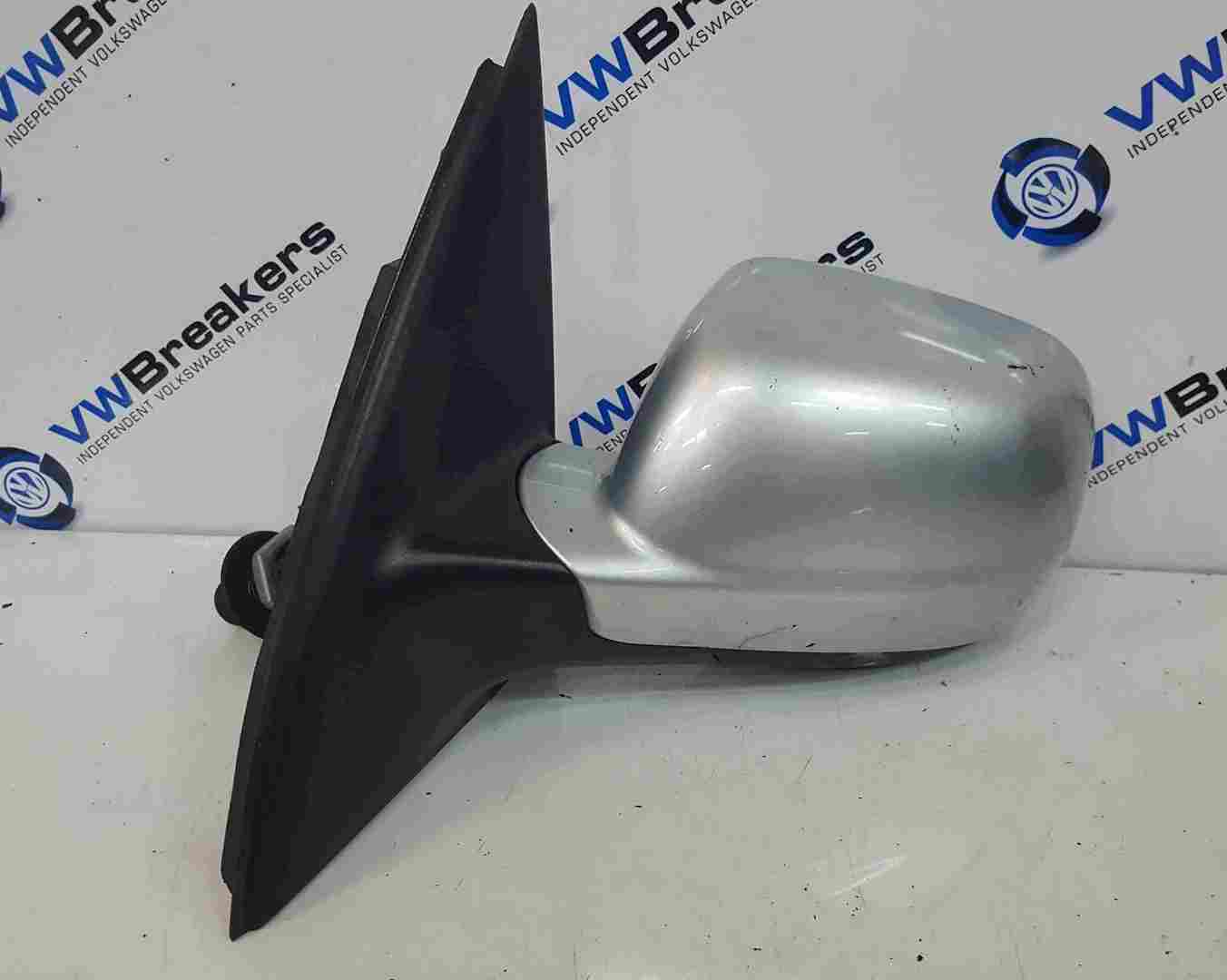 Volkswagen Lupo 1998-2005 Passenger NS Wing Mirror Silver LA7W Manual