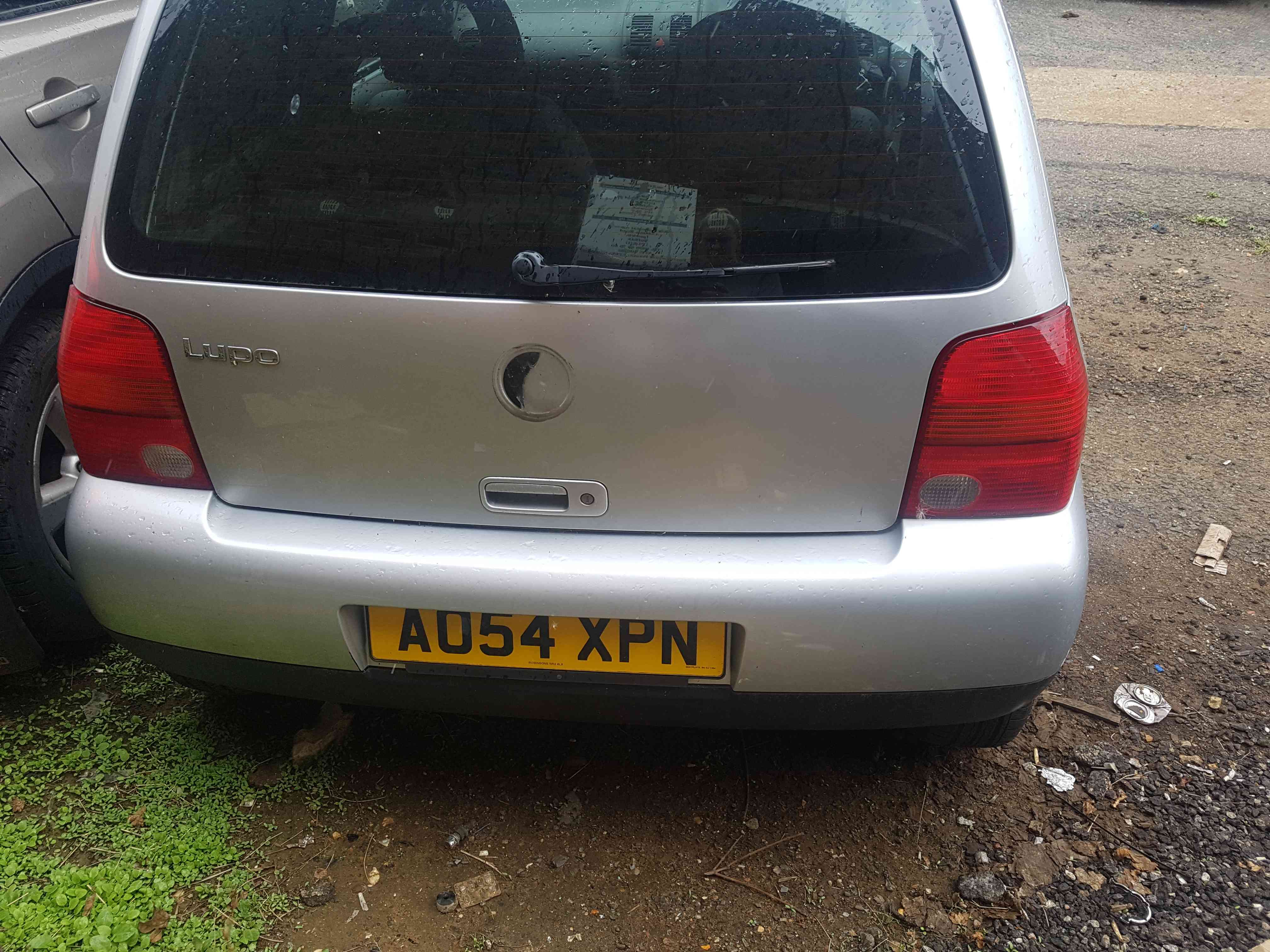 Volkswagen Lupo 1998-2005 Rear Bumper Silver La7w