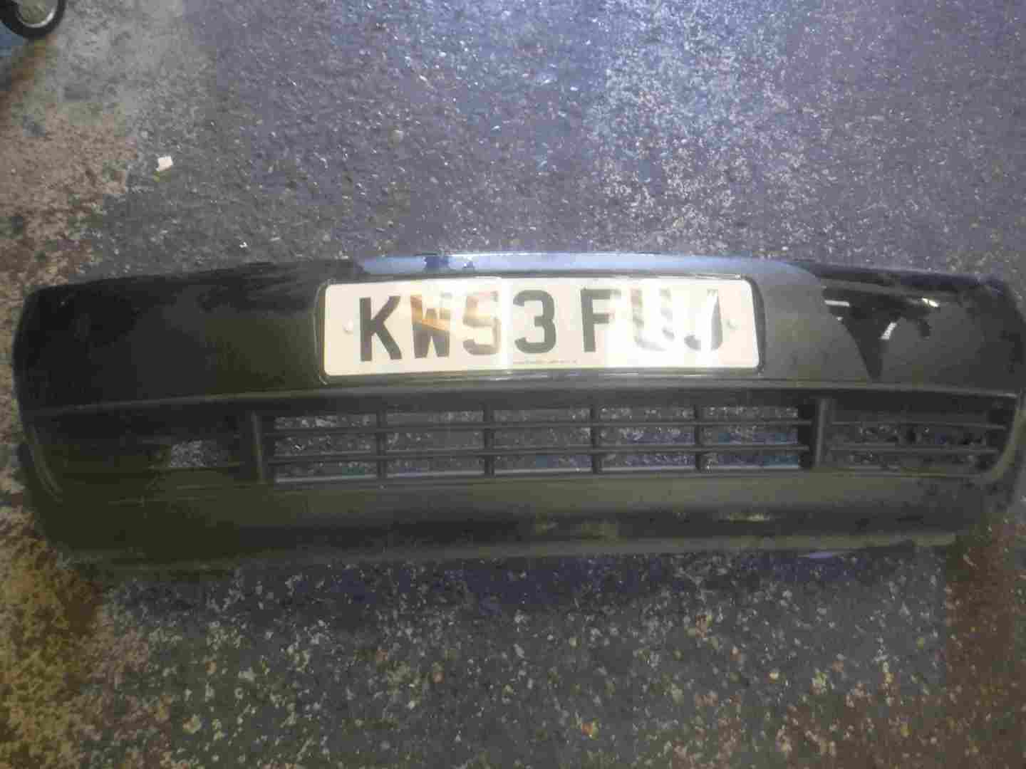 Volkswagen Lupo 1998-2006 Front Bumper Black L041
