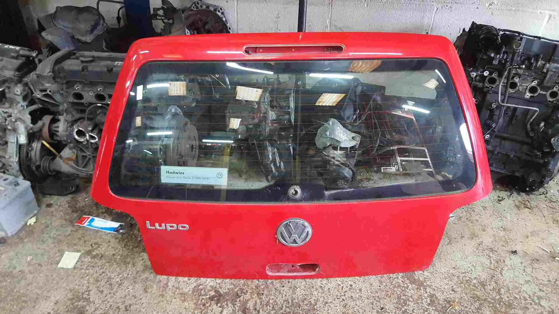 Volkswagen Lupo 1998-2006 Rear Tailgate Boot Red LY3D