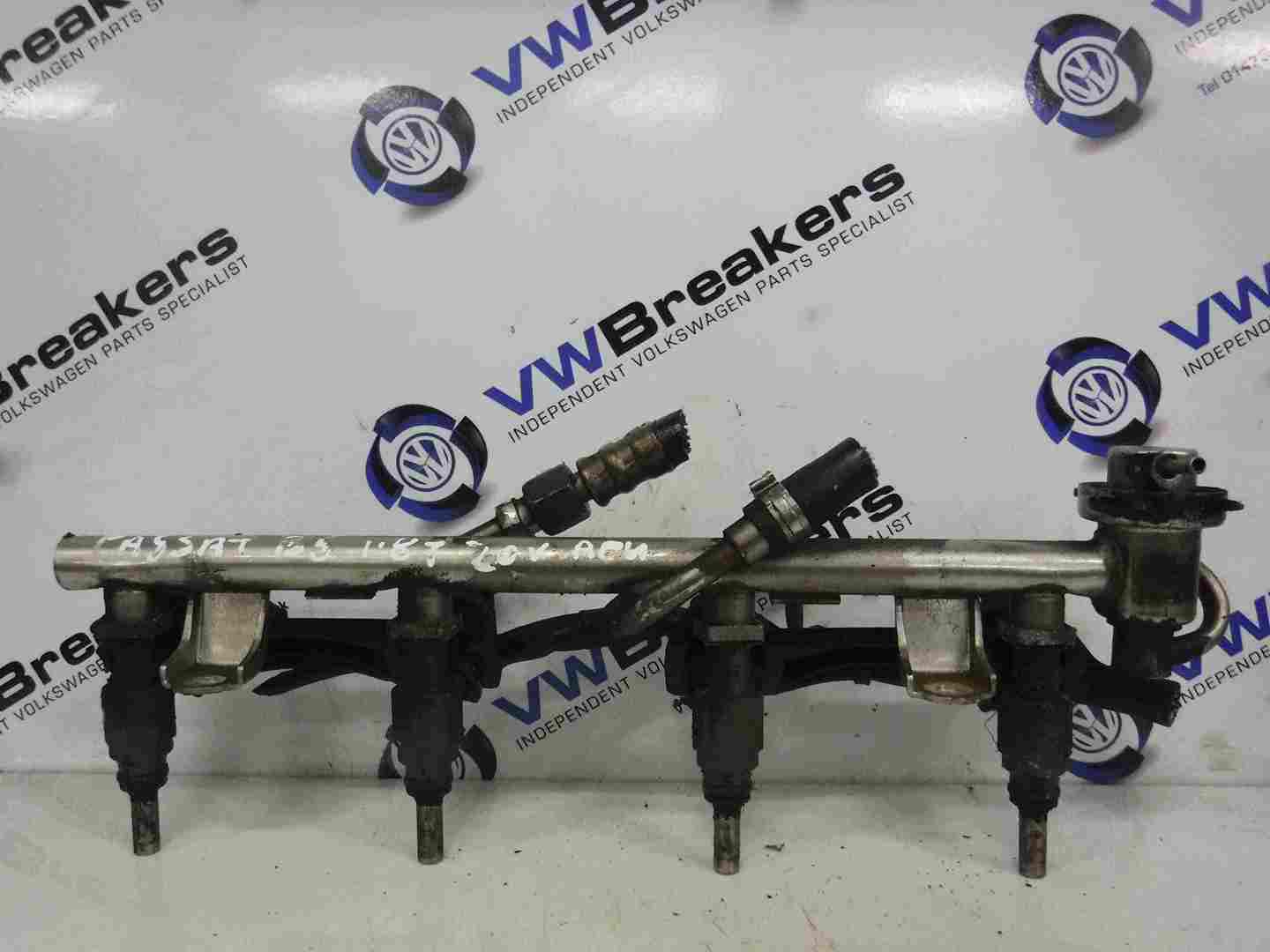 Volkswagen Passat 1996-2000 B5 1.8 T Fuel Injectors X4  Rail AEB