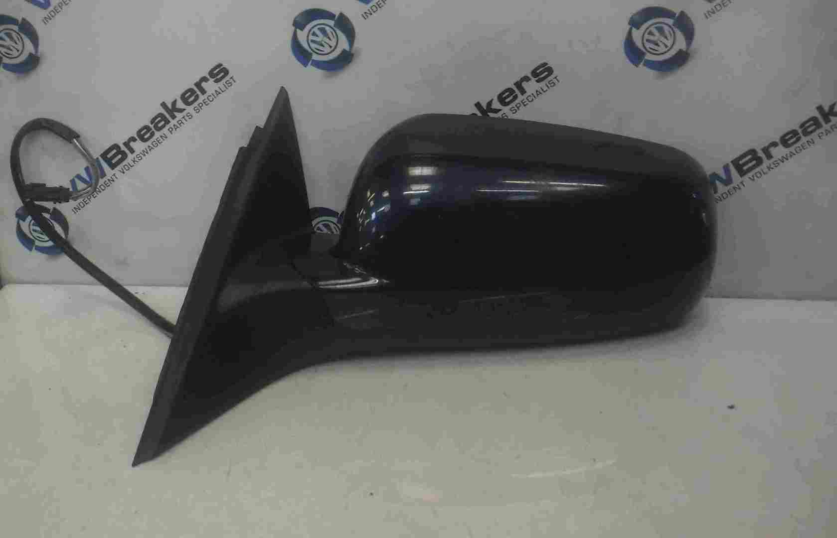 Volkswagen Passat B5 1996-2000 Passenger NS Wing Mirror Blue LN5Y