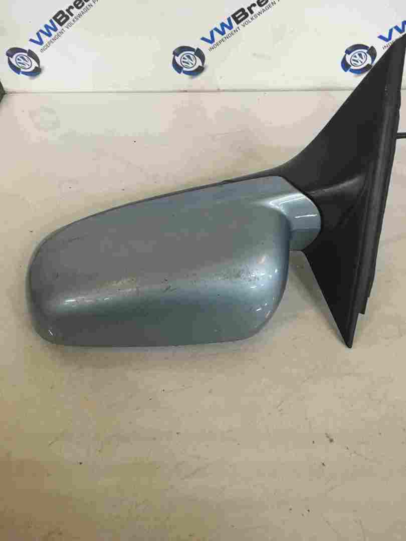 Volkswagen Passat B5 1996-2000 Passenger NS Wing Mirror Green LL5Y