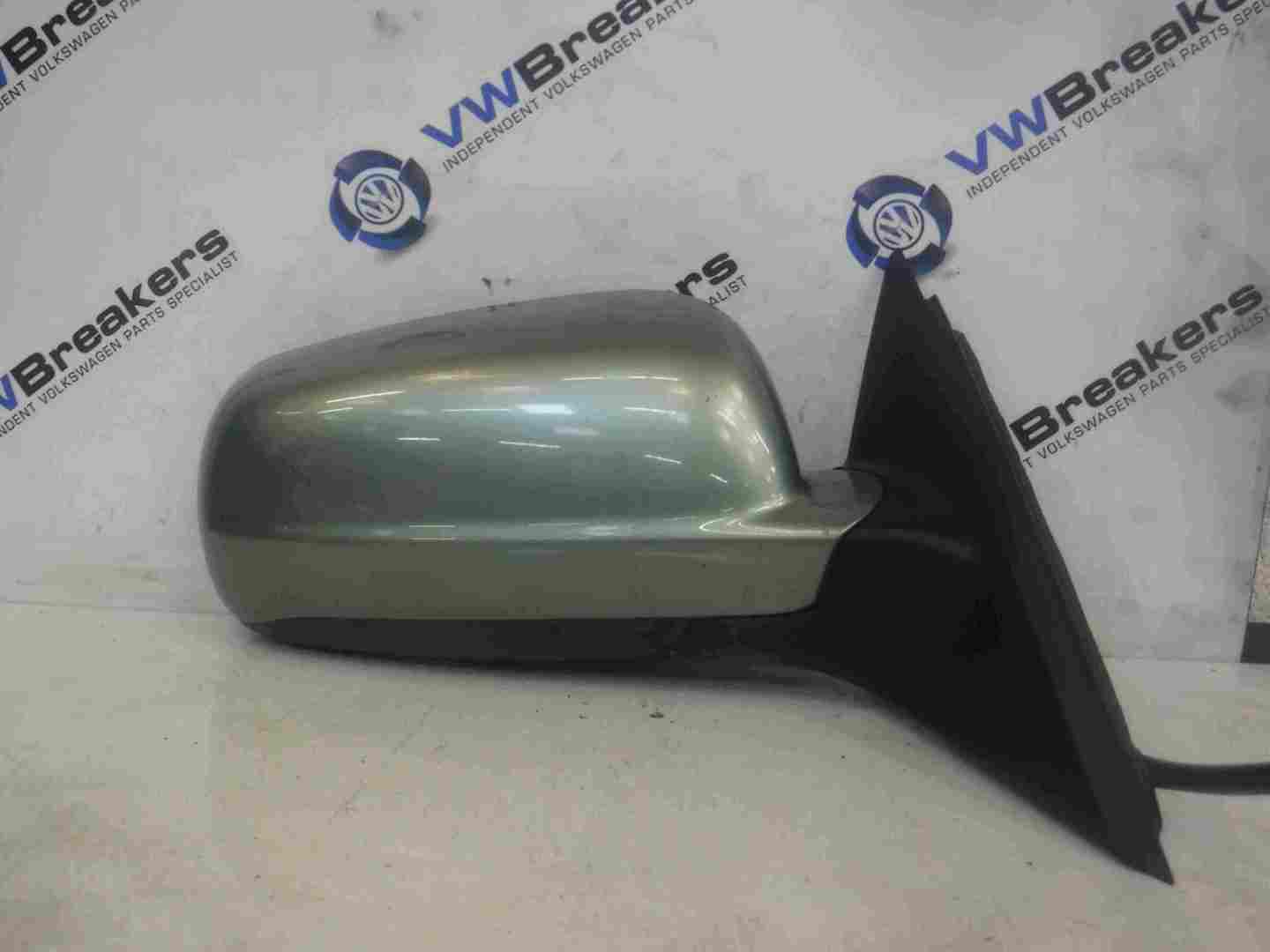 Volkswagen Passat B5.5 2001-2005 Drivers OS Wing Mirror Green LA6W