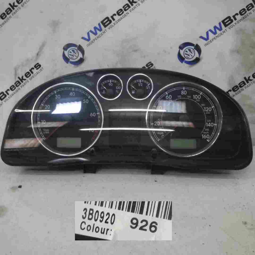 Volkswagen Passat B5.5 2001-2005 Instrument Panel Dials Gauges Clocks 96K