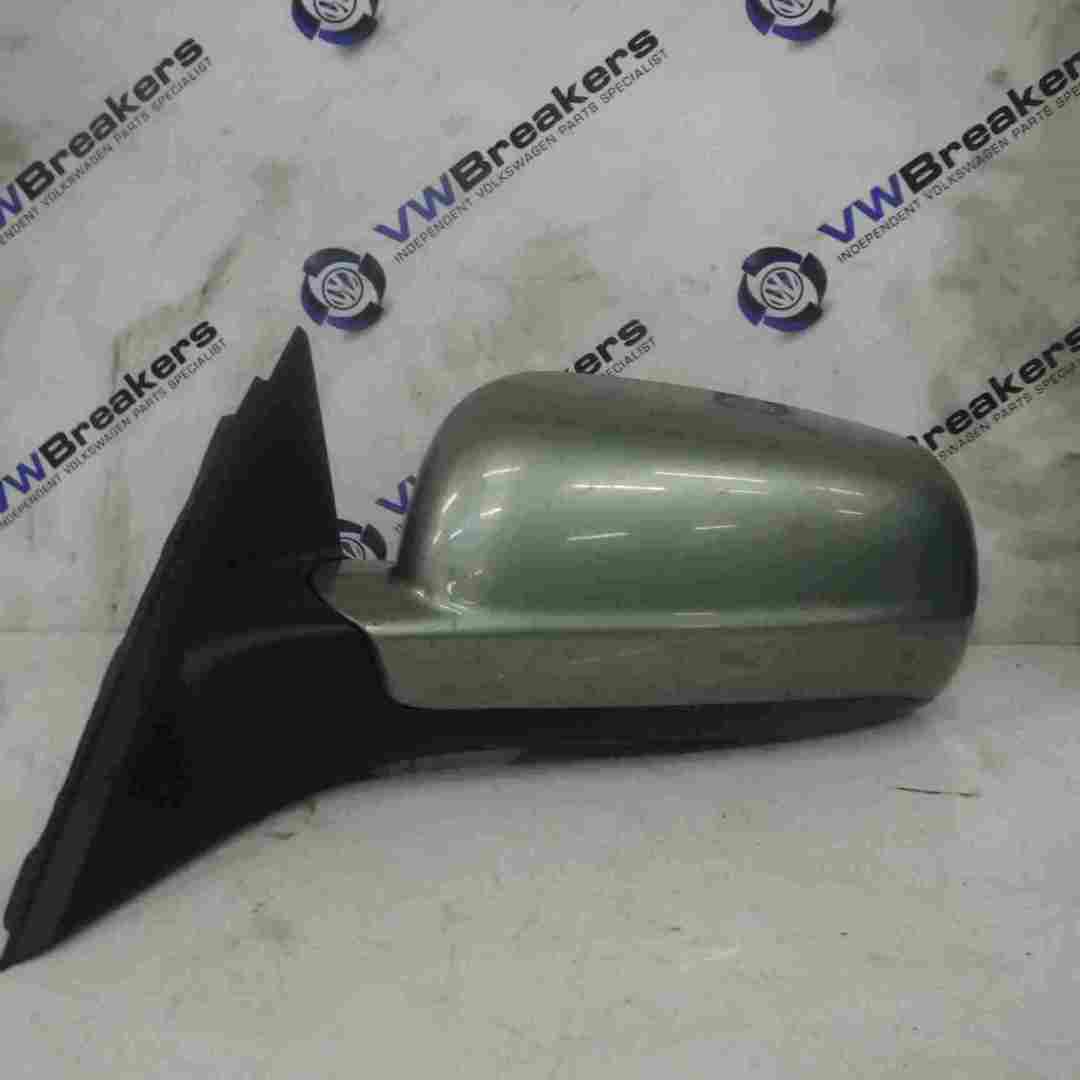 Volkswagen Passat B5.5 2001-2005 Passenger NS Wing Mirror Green LA6W