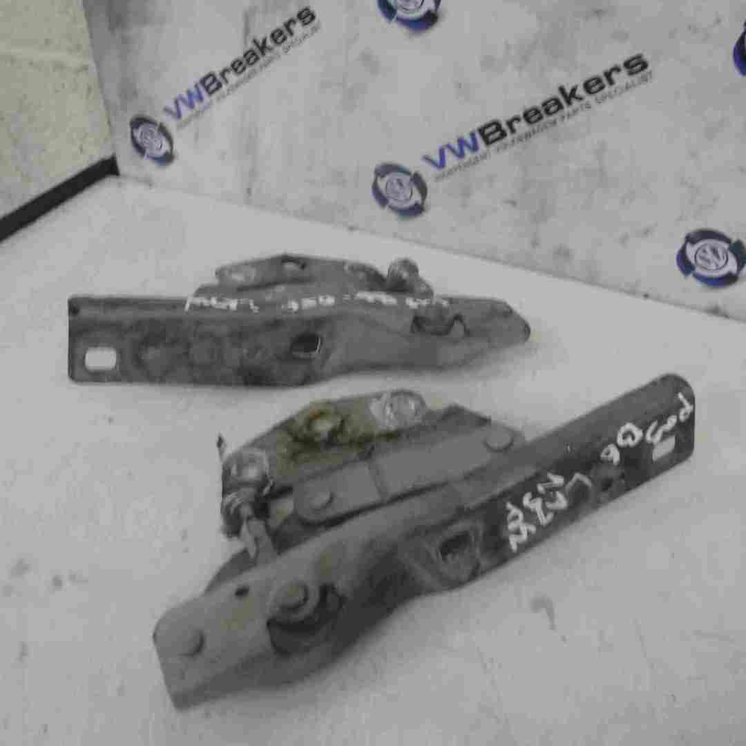 Volkswagen Passat B6 2005-2010 Front Bonnet Hinges Silver LA7W Pair